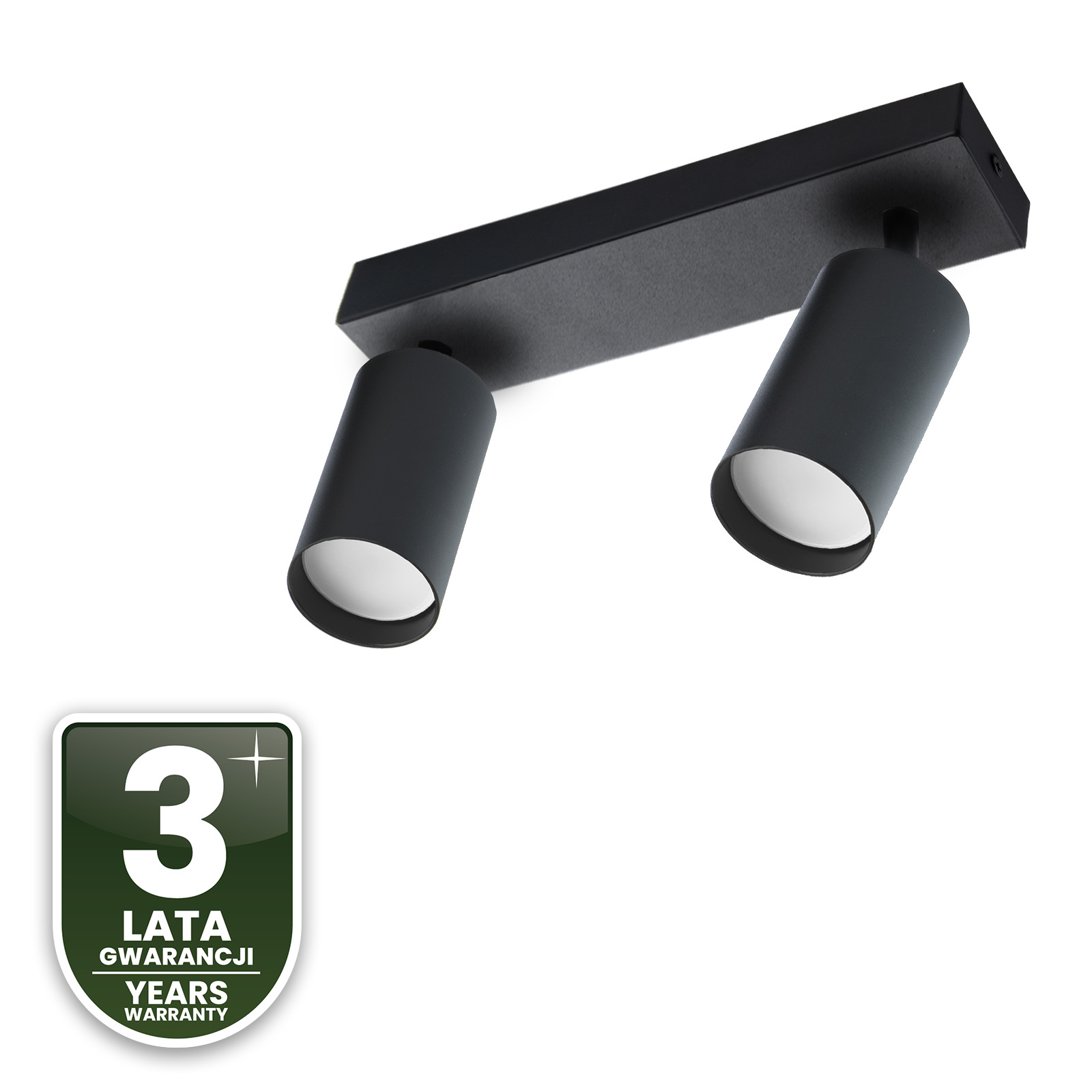 Lampa Sufitowa Plafon SPOT TUBA Reflektor Oprawa Halogenowa Skośna 2x GU10 TABULA LUMILED - trzecia cecha produktu