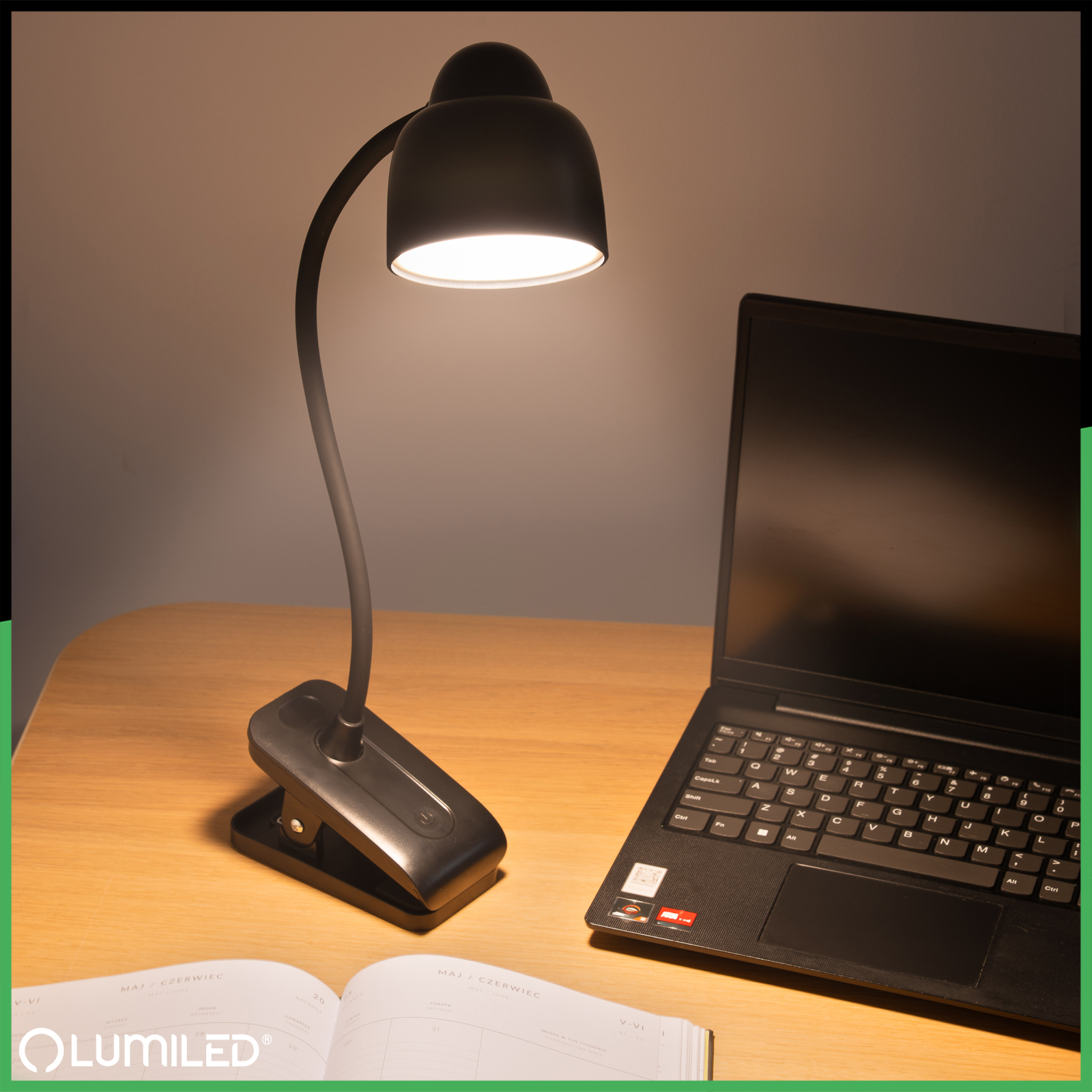 Lampka Biurkowa LED 5W CCT Kreślarska Stołowa Szkolna TESA 2 Czarna LUMILED - obszar zastosowań