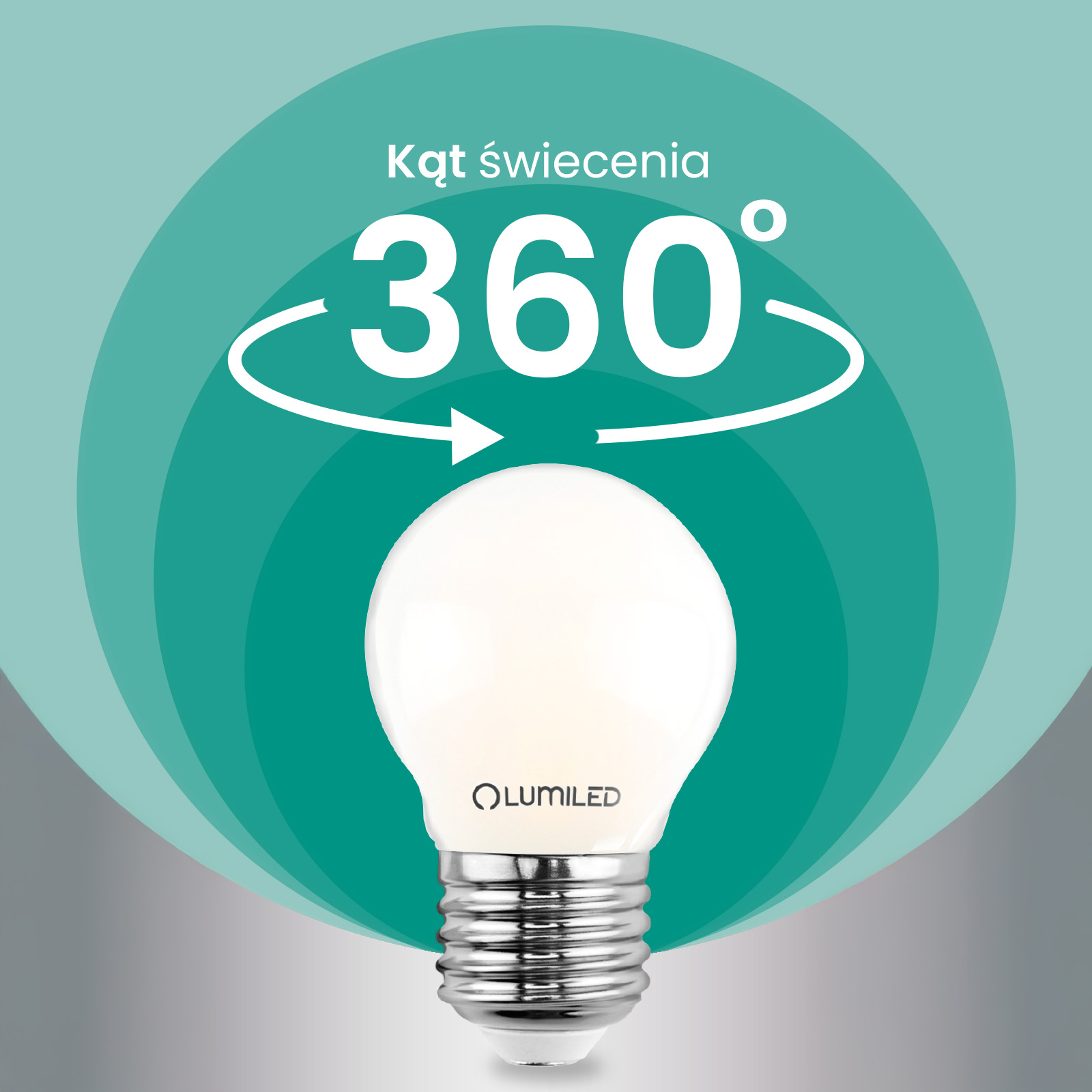 6x Żarówka LED E27 Kulka P45 2,2W 470lm = 40W 4000K Neutrana 360° Filament KLASA A LUMILED - druga cecha produktu