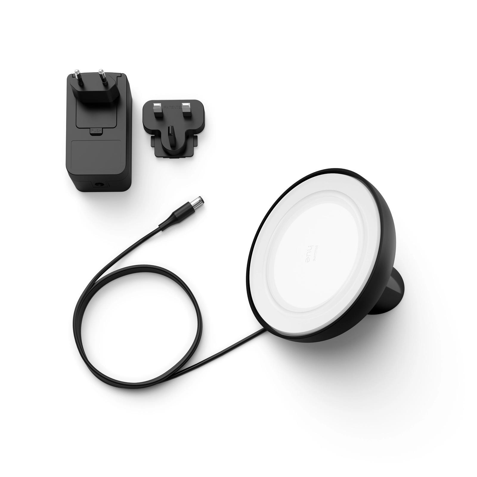Lampka Biurkowa LED Nocna 7.3W 500lm IP20 White and Color Ambiance RGB + TW Czarna Inteligentna SMART Zigbee Bluetooth Bloom Philips HUE - skład produktu