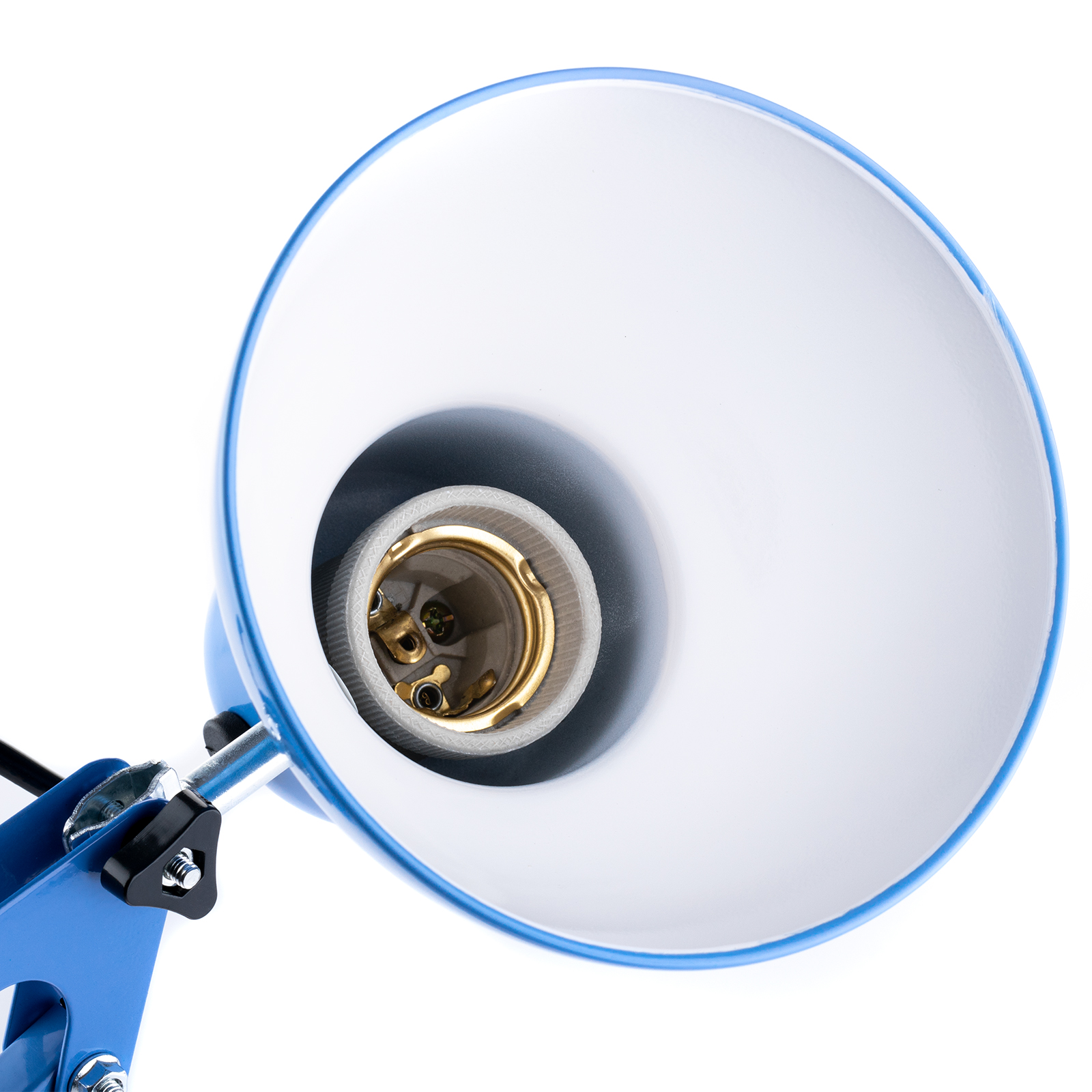 Lampka Biurkowa Kreślarska Stołowa E27 TOBI Niebieska Lumiled + uchwyt na blat - druga cecha produktu