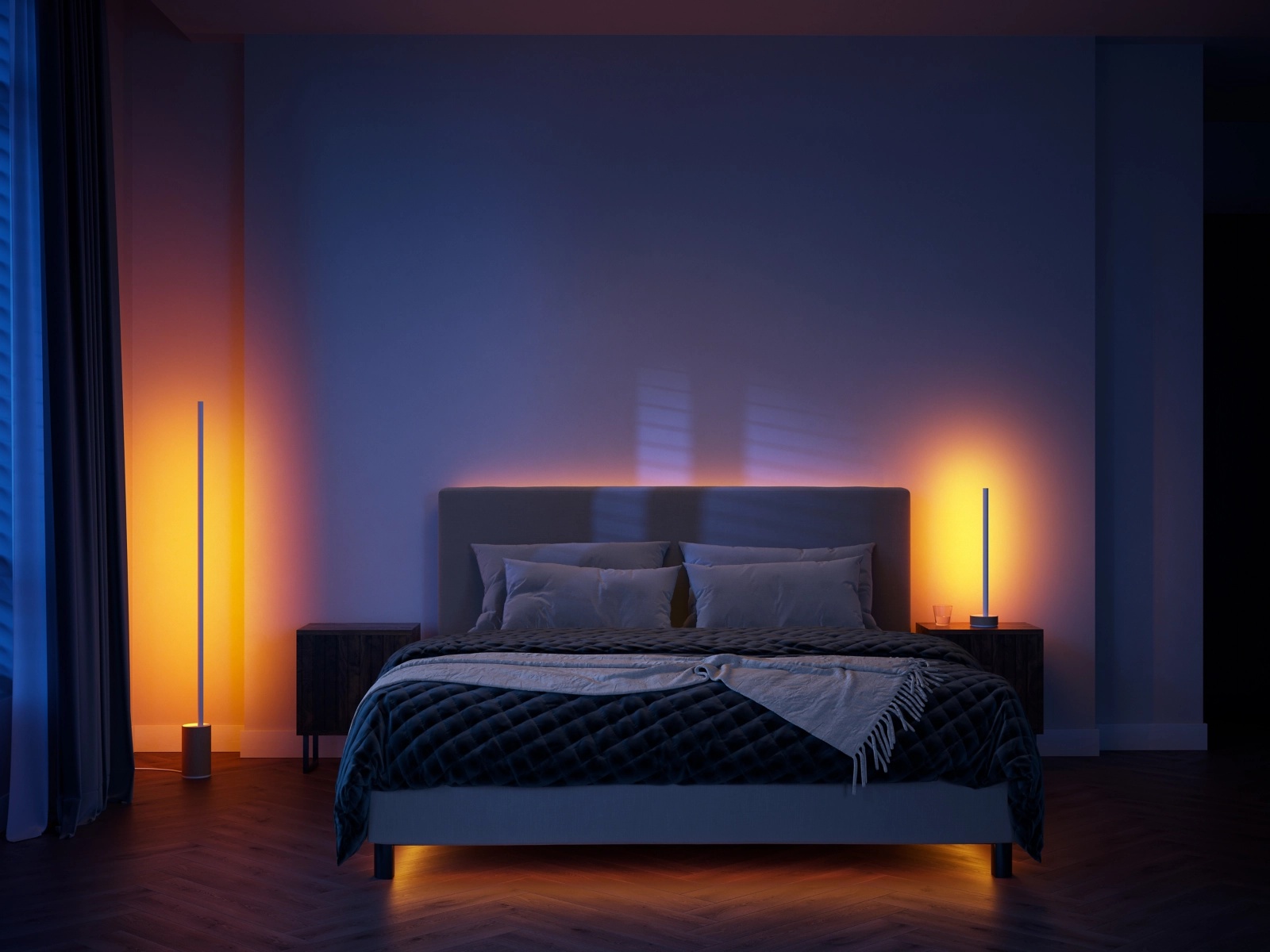 Lampka Biurkowa LED Stołowa Nocna Gradient 11.8W 1040lm IP20 White and Color Ambiance RGB + TW Dąb Biała 55cm Inteligentna SMART Zigbee Bluetooth Signe Philips HUE - trzecia cecha produktu