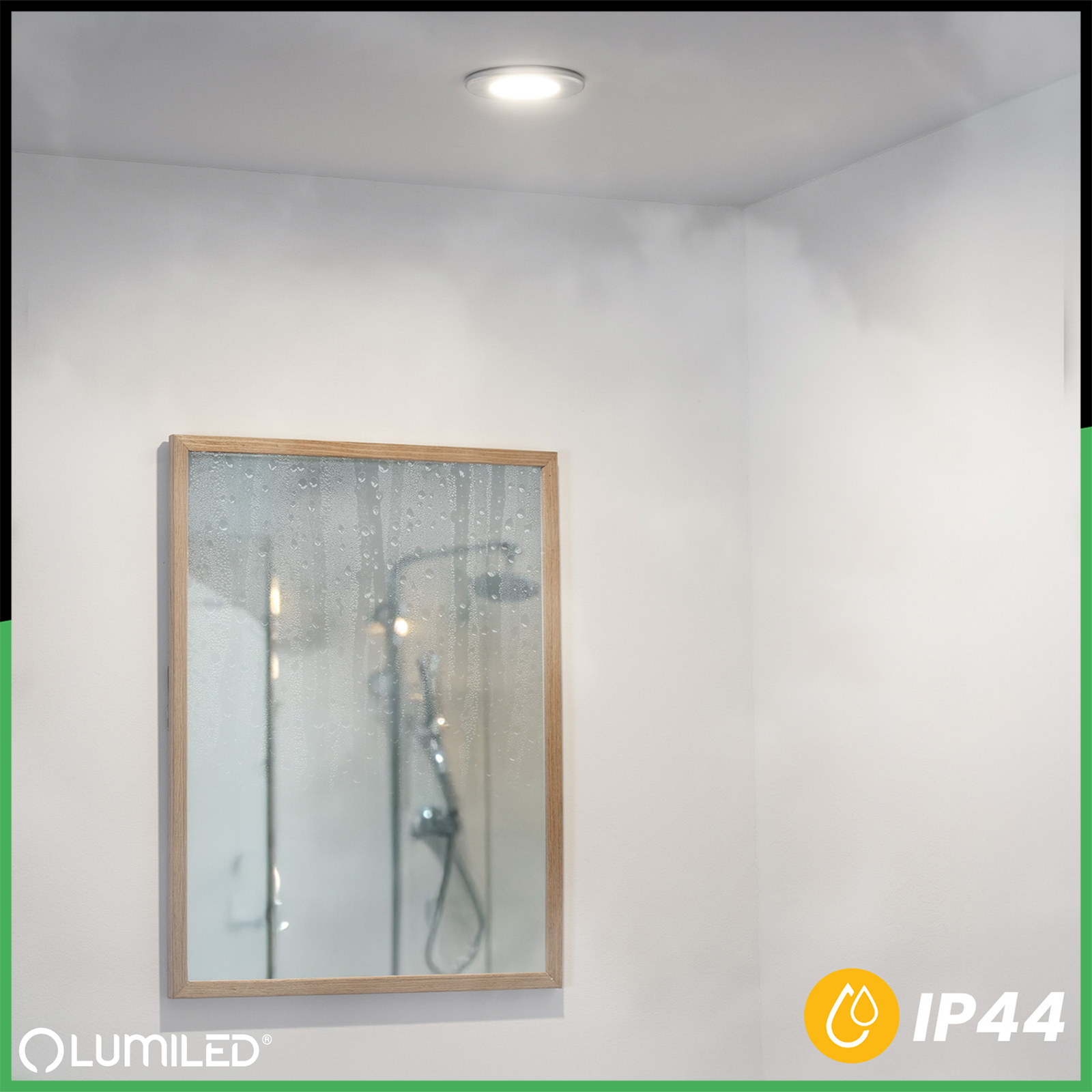 Oprawa Halogenowa Podtynkowa Wpuszczana LED MR16 Okrągła Chrom AQUS Lumiled - pierwsza cecha produktu