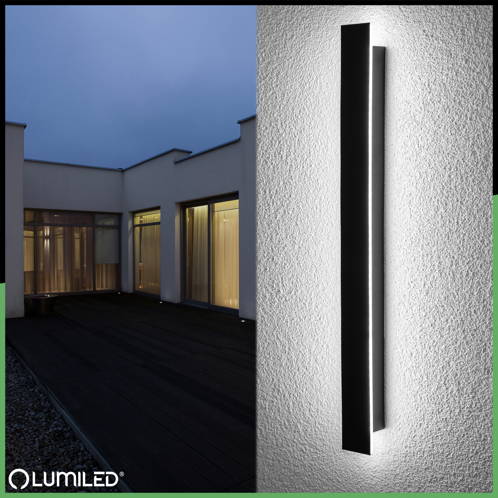 Lampa Ogrodowa LED Natynkowa PELIO Kinkiet Elewacyjny Ścienny 18W 4000K IP65 LUMILED - obszar zastosowań