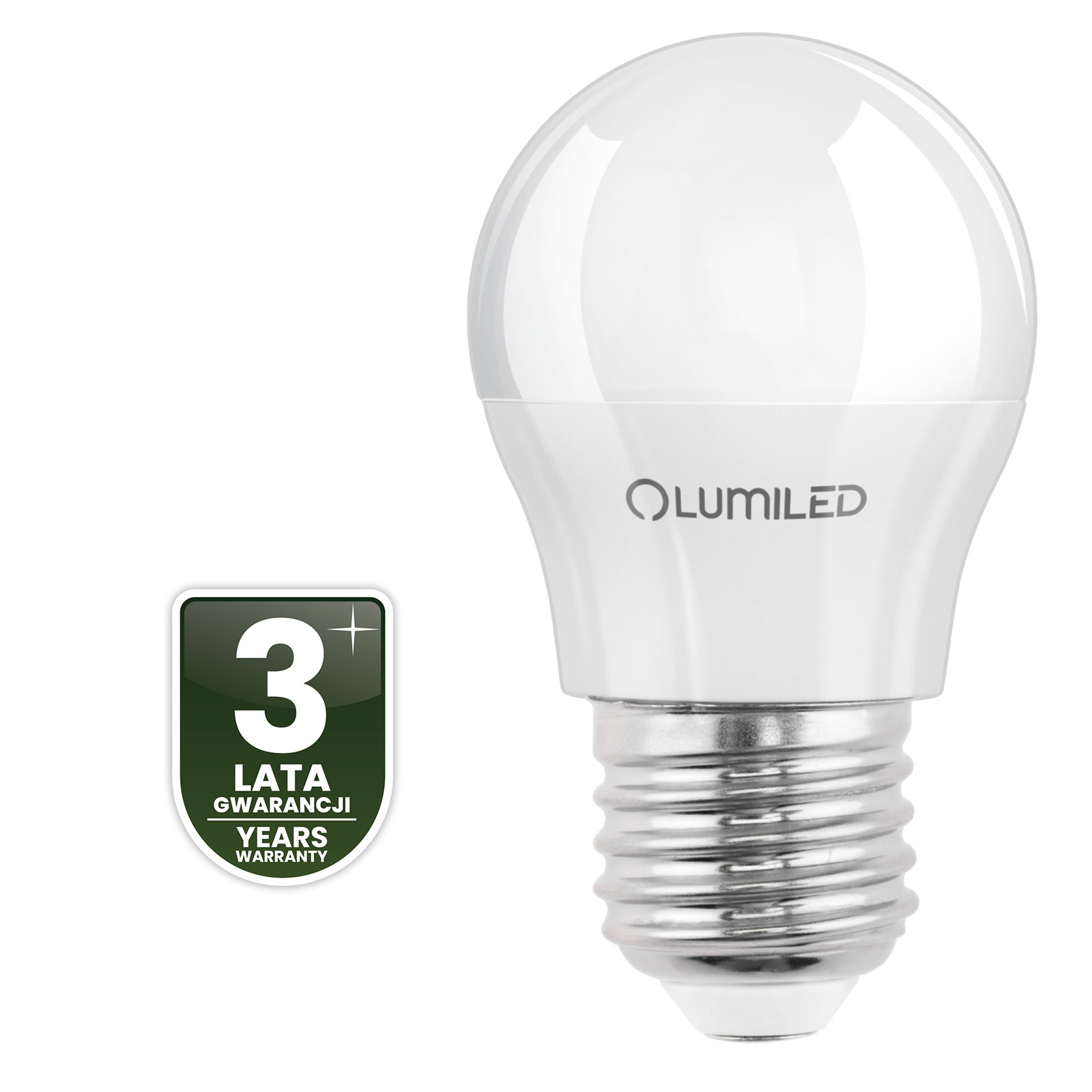 Żarówka LED E27 Kulka P45 8W = 60W 880lm 6500K Zimna 180° LUMILED - czwarta cecha produktu