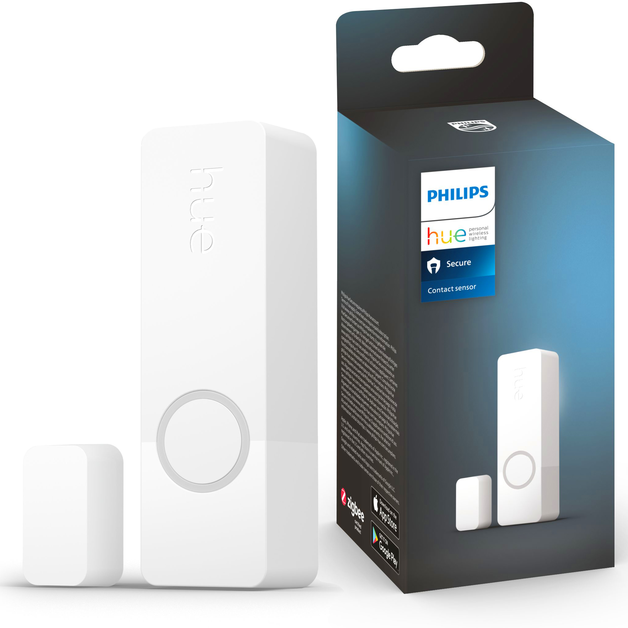 Inteligentny Czujnik Kontaktu do Okien i Drzwi Biały Bateryjny Zigbee Contact Sensor Secure Philips HUE - główne zdjęcie produktu