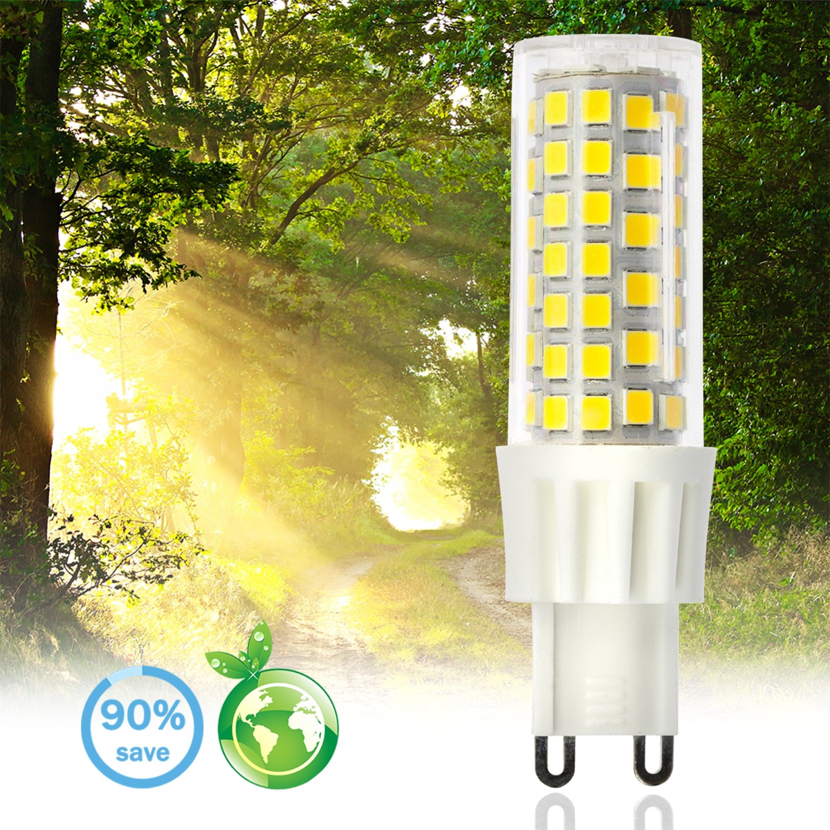 Żarówka LED G9 Kapsułka 10W = 75W 970lm 6500K Zimna 360° LUMILED - pierwsza cecha produktu