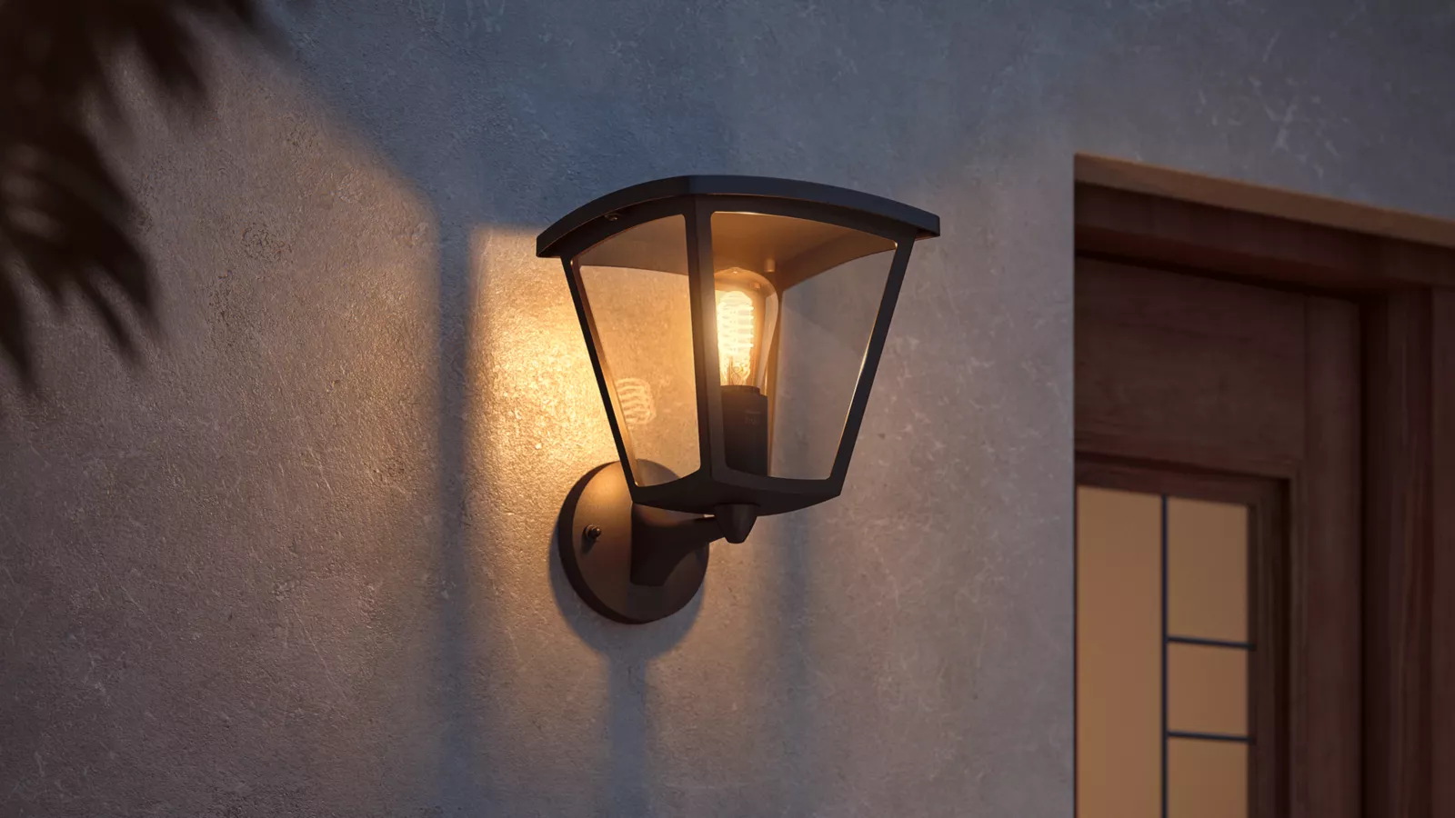 Kinkiet Ogrodowy LED Lampa Zewnętrzna Elewacyjna 7W 550lm IP44 White Czarna Inteligentna SMART Zigbee Bluetooth Inara Philips HUE - pierwsza cecha produktu