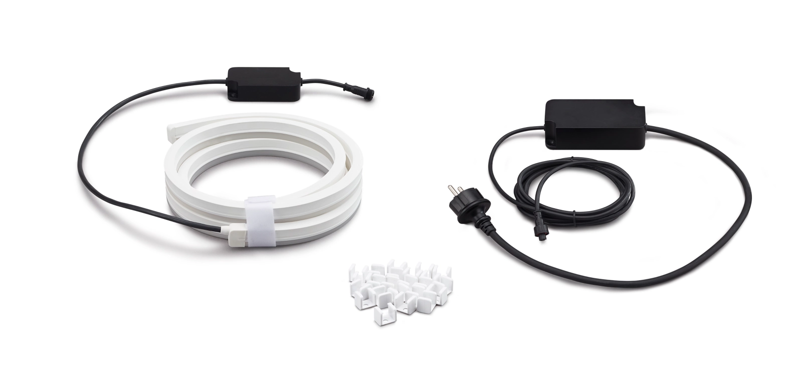 Taśma LED Zewnętrzna Pasek NEON 2m 19.5W 765lm IP67 White and Color Ambiance Biała Inteligentna SMART Zigbee Bluetooth Outdoor Strip Philips HUE - skład produktu