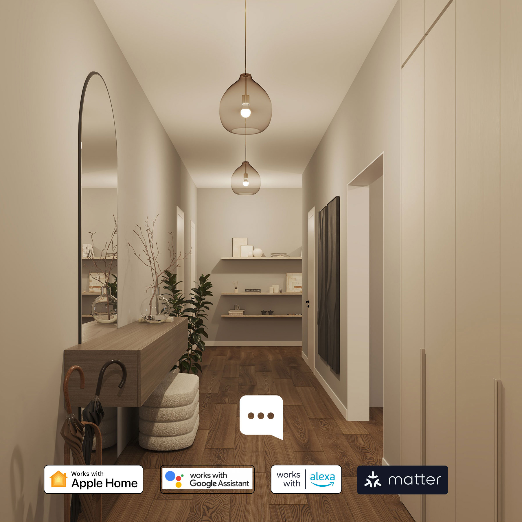 2x Żarówka LED E27 A60 8W = 60W 806lm 2200-6500K CCT + RGB SMART Inteligentna Bluetooth ZigBee White and Color Ambiance + Mostek Bridge Zestaw Startowy Philips HUE Essential - trzecia cecha produktu