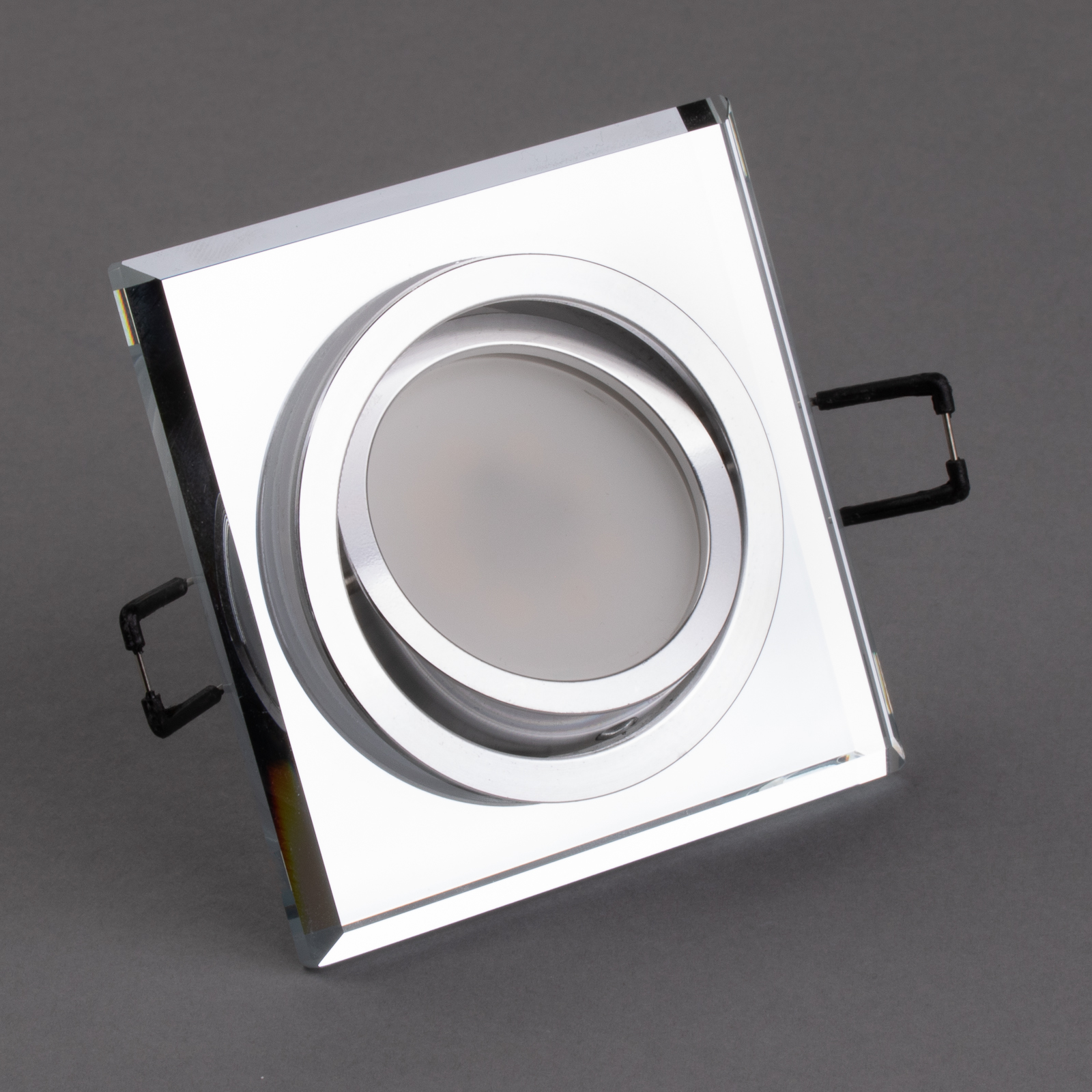 Oprawa Halogenowa Podtynkowa Lampa Sufitowa Szklana Kwadratowa Ruchoma GU10 ARIAN LUMILED - pierwsza cecha produktu