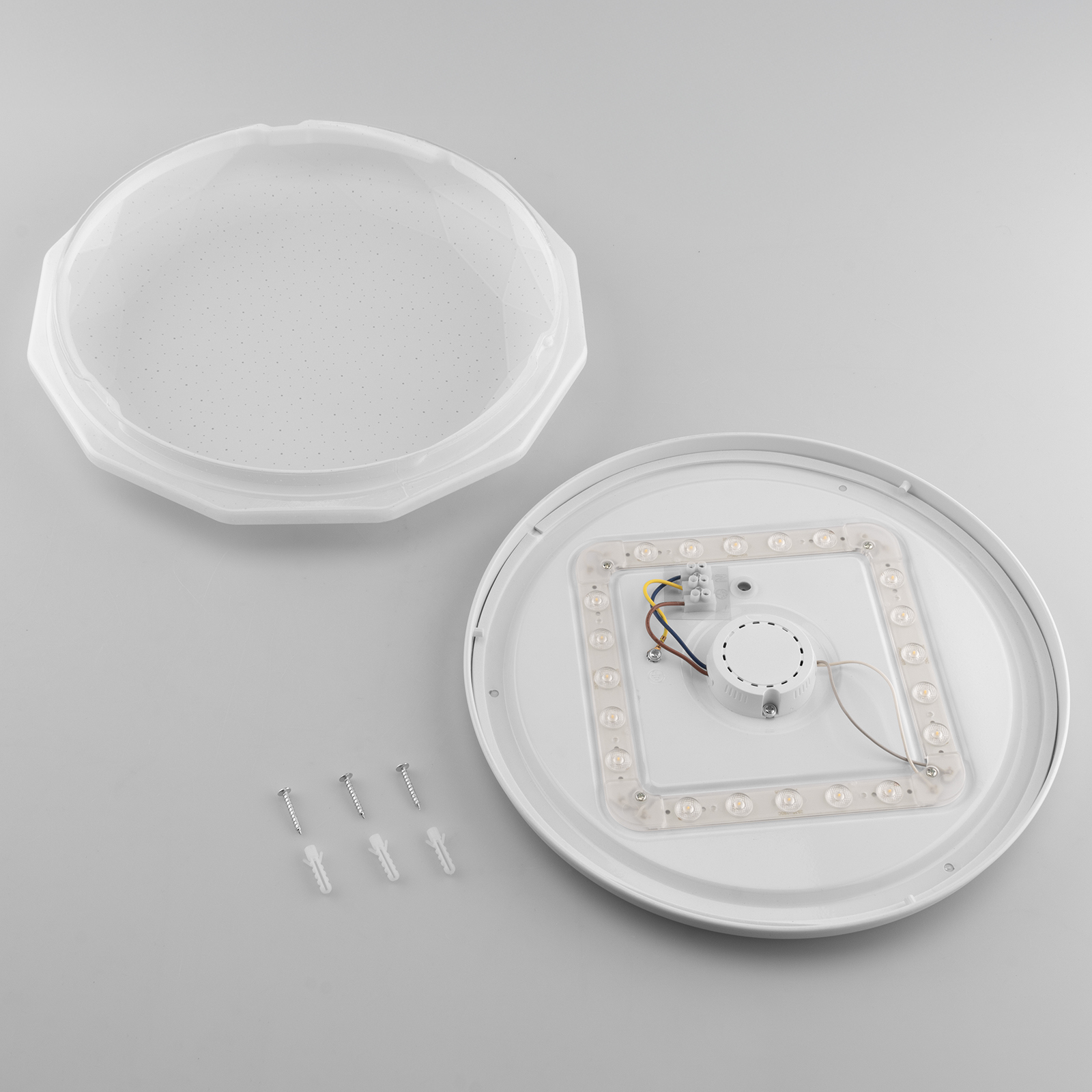 Plafon LED Lampa Sufitowa Natynkowa GLORY2 24W IP44 Okrągły 35cm LUMILED - skład produktu