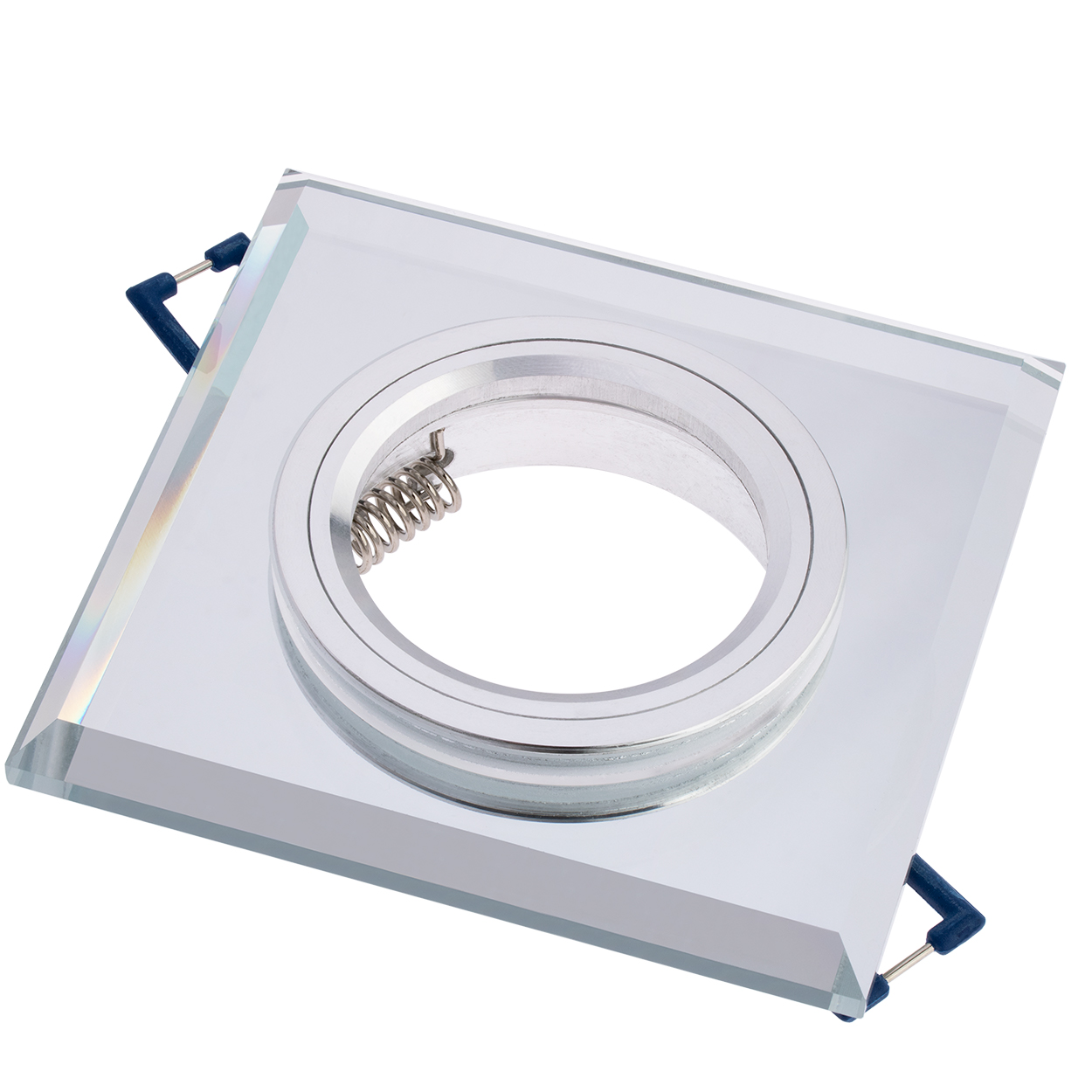 Zestaw Oprawa Podtynkowa Stała GU10 MR15 Kwadrat Szklana Ariel LUMILED + Żarówka LED GU10 6W 3000K 120° - trzecia cecha produktu