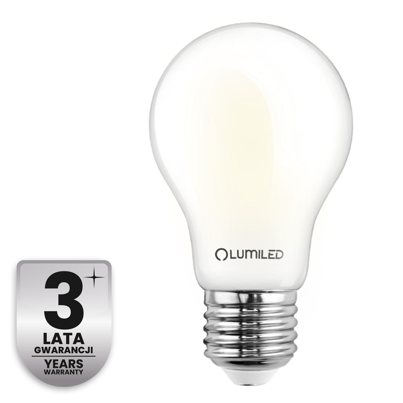 6x Żarówka LED E27 A60 3,8W 840lm = 60W 4000K Neutralna 360° Filament KLASA A LUMILED - czwarta cecha produktu