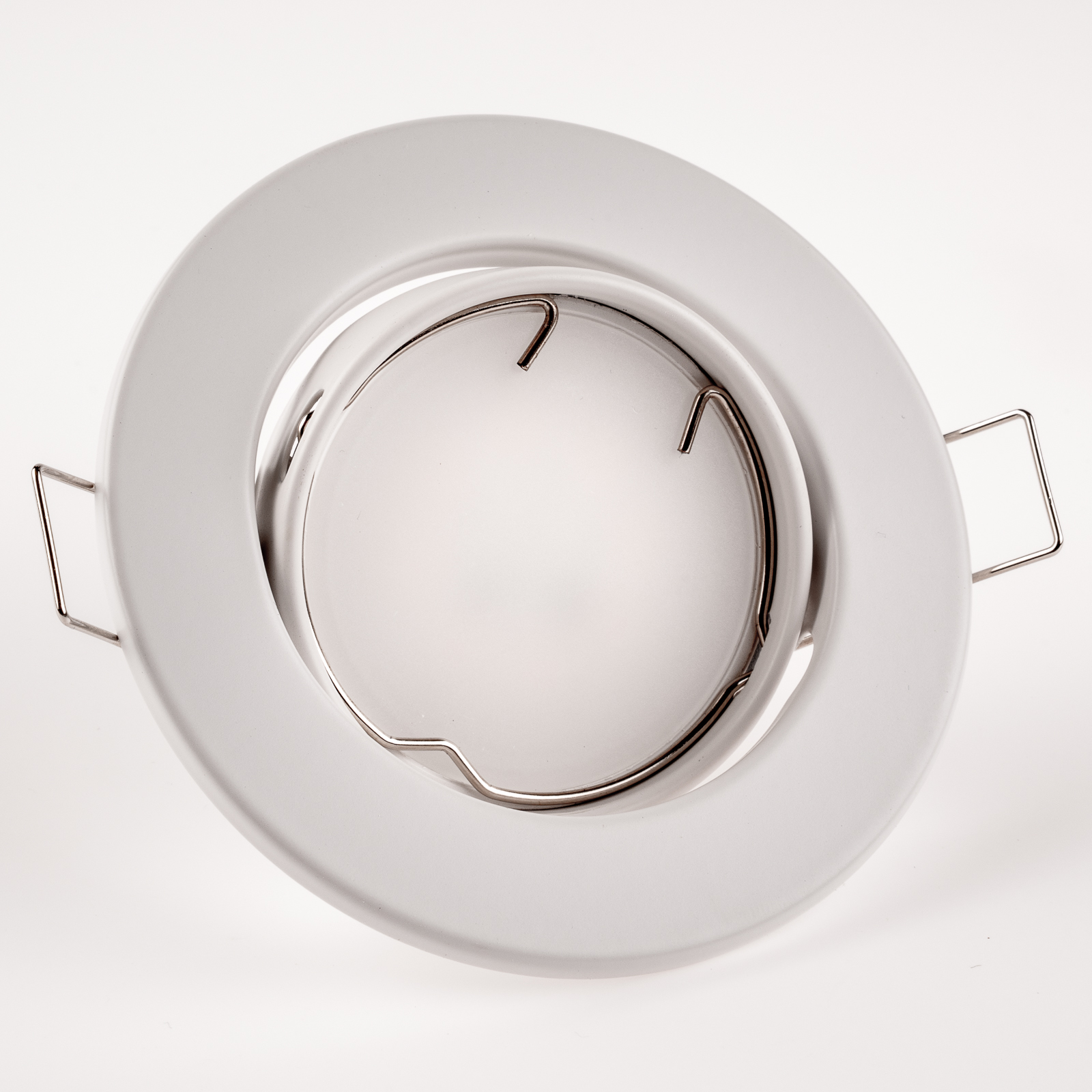 Oprawa HALOGENOWA Podtynkowa Ruchoma Okrągła AURELI Biała Blacha MR16 GU10 - druga cecha produktu