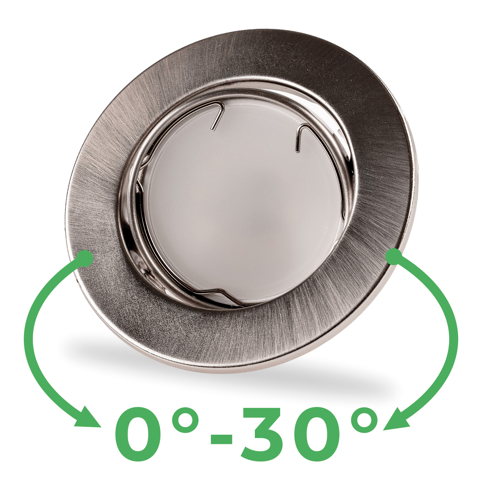 Oprawa HALOGENOWA Podtynkowa Ruchoma Okrągła AURELI Satyna Blacha MR16 GU10 - pierwsza cecha produktu