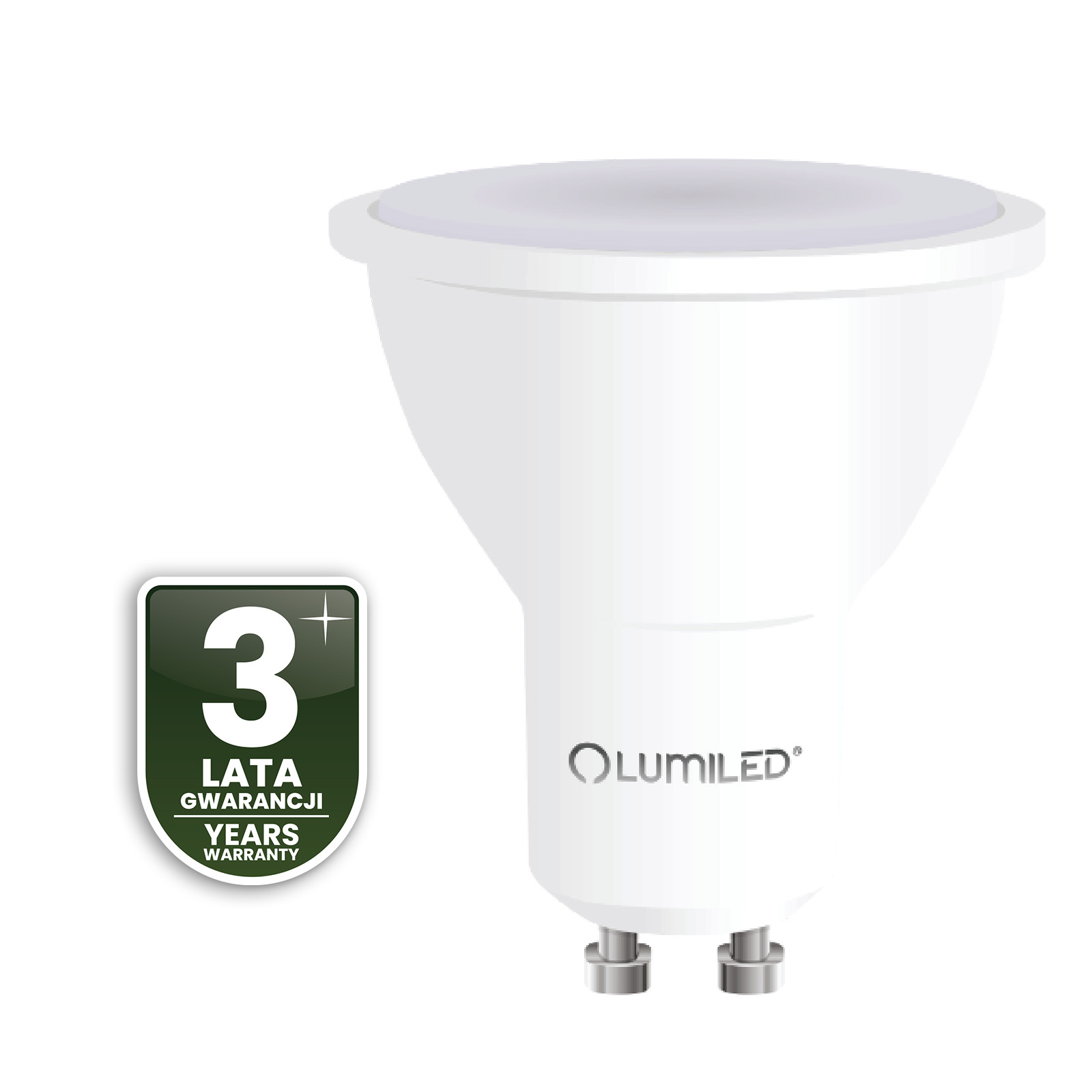 Żarówka LED GU10 Reflektor PAR16 10W = 90W 1000lm 6500K Zimna 120° LUMILED - czwarta cecha produktu
