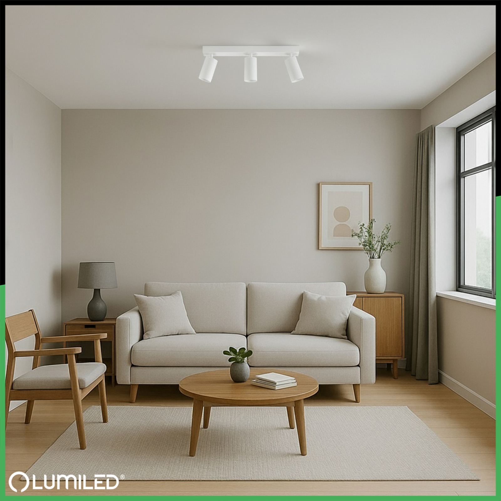Lampa Sufitowa SPOT TUBA Reflektor Oprawa Halogenowa 3x GU10 TABULA LUMILED - obszar zastosowań