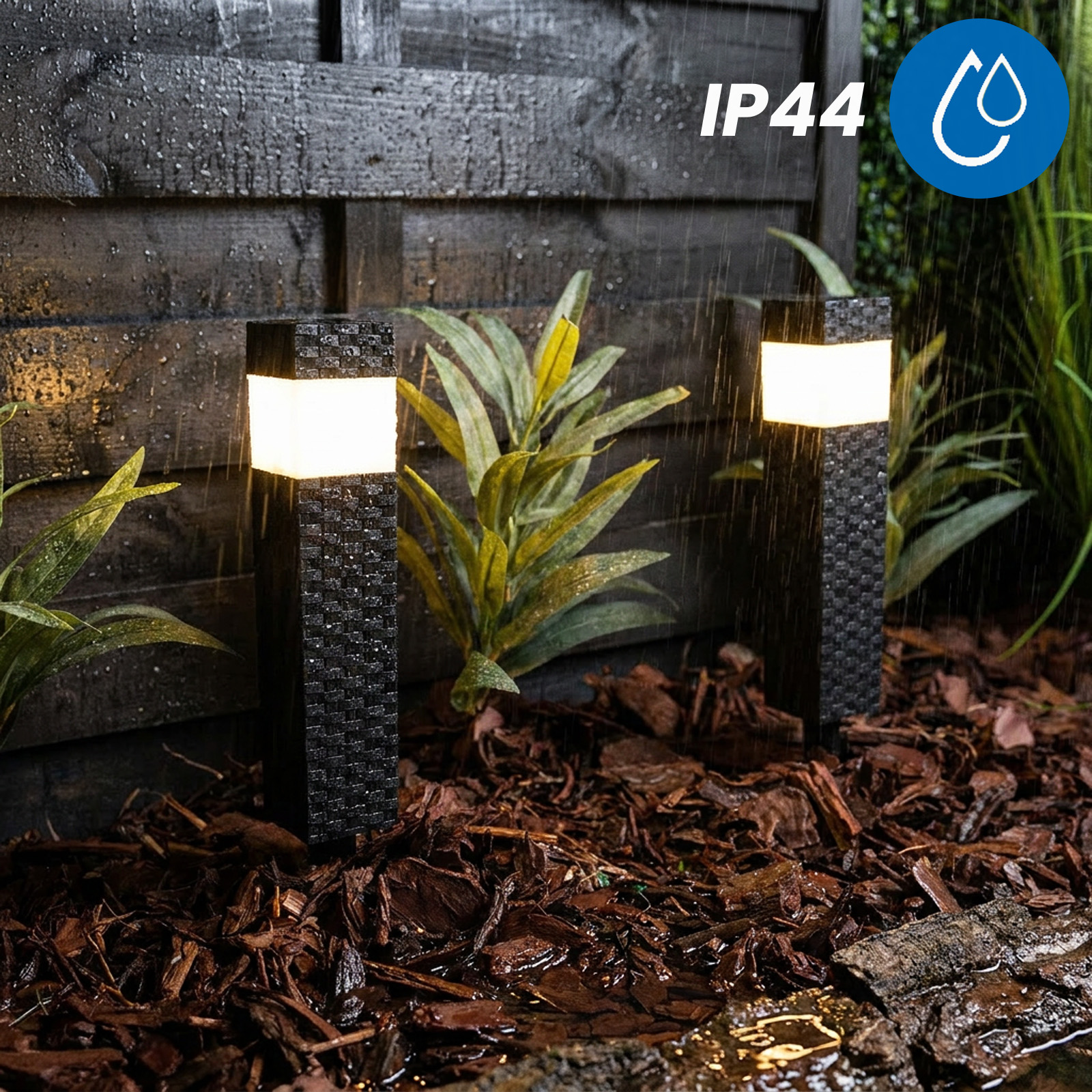 Lampa Ogrodowa Zewnętrzna LED Wbijana 4000K IP44 Czujnik Zmierzchu PASCAL LUMILED - trzecia cecha produktu