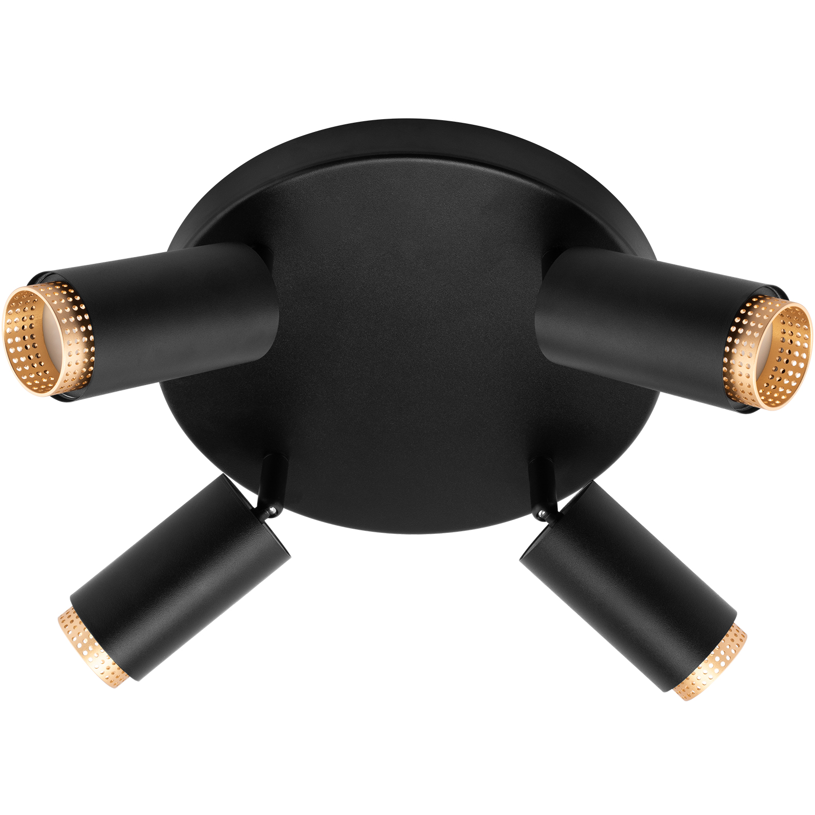 Lampa Sufitowa Reflektor 4x GU10 Plafon ELIGIS Czarny LUMILED - trzecia cecha produktu