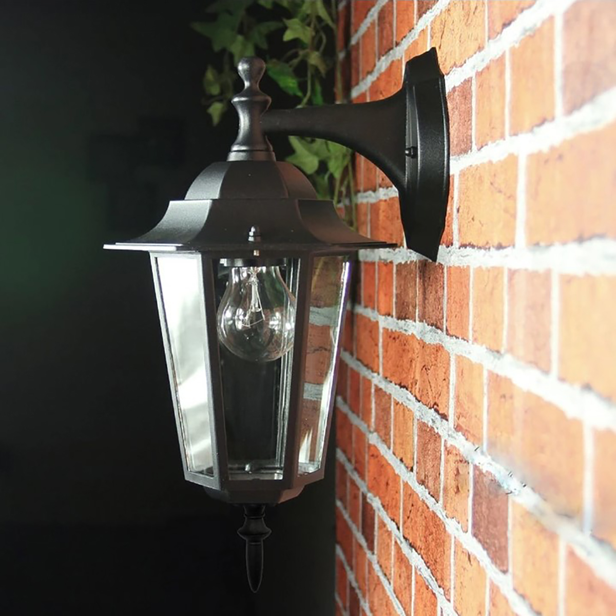 Kinkiet Ogrodowy Elewacyjny Zewnętrzny E27 LATARNIA do DOŁU Czarna BELLIS LUMILED - obszar zastosowań