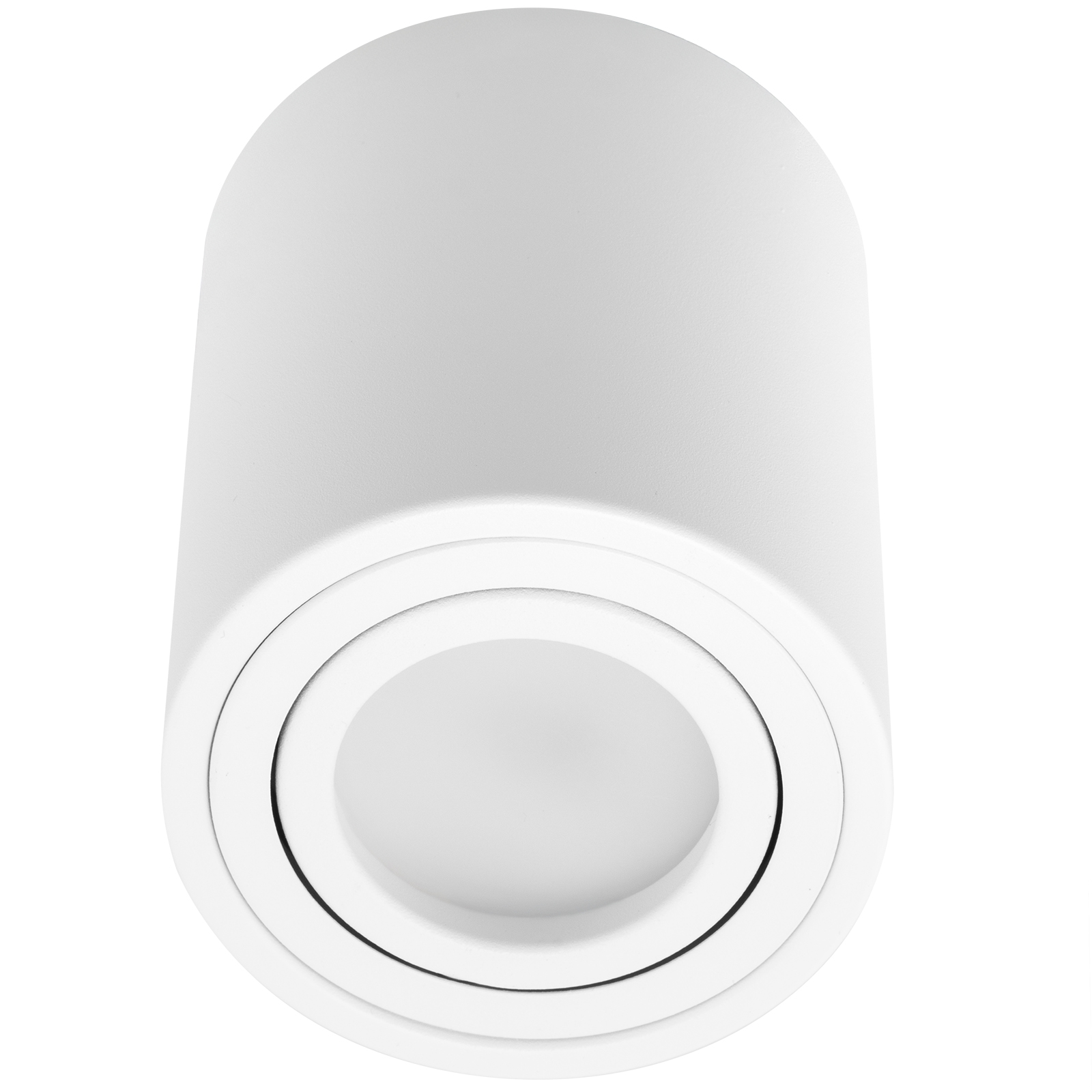 Oprawa Natynkowa HALOGENOWA Spot Tuba Ruchoma LUNDO GU10 LUMILED Okrągła Biała 80mm - druga cecha produktu
