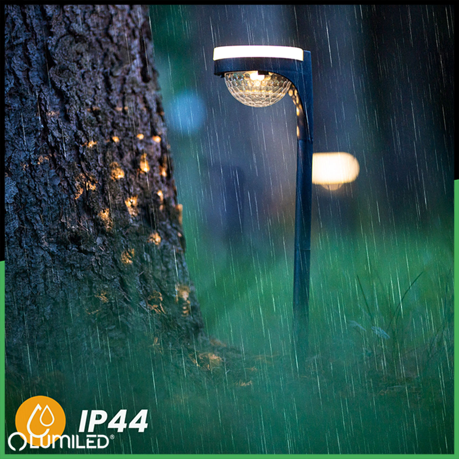 2x Lampa Solarna Ogrodowa LED LILA Wbijana Zewnętrzna Dekoracyjna 3000K LUMILED - druga cecha produktu