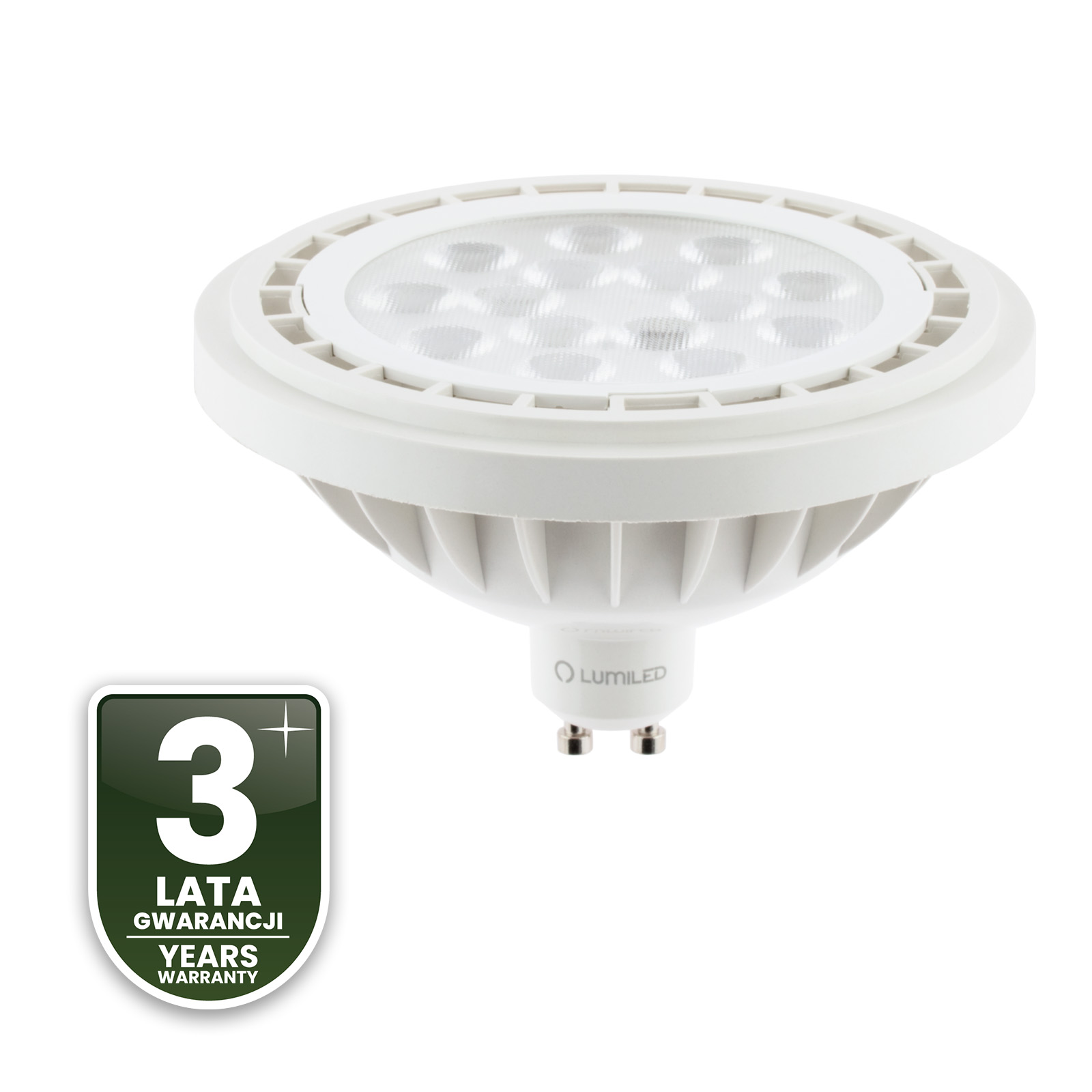 Żarówka LED GU10 Reflektor ES111 10W = 75W 1055lm 4000K Neutralna 38° LUMILED - trzecia cecha produktu