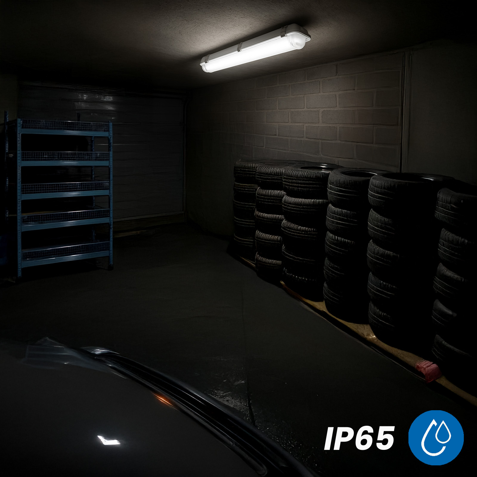 Oprawa Lampa Hermetyczna LED Pyłoszczelna 60cm 2xT8 G13 IP65 HERSO Lumiled - pierwsza cecha produktu