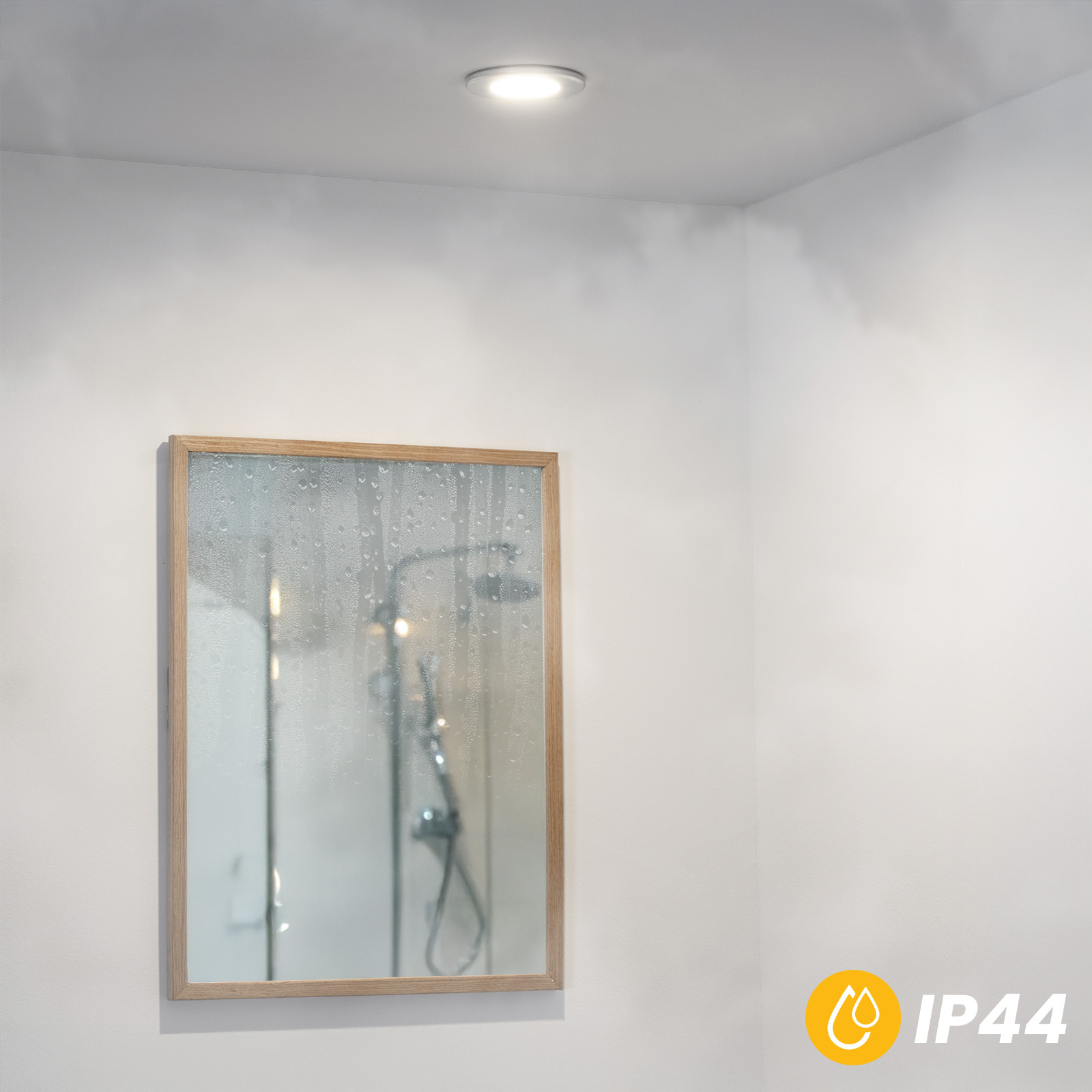 Oprawa Halogenowa Podtynkowa Wpuszczana LED MR16 Okrągła Chrom AQUS Lumiled - pierwsza cecha produktu