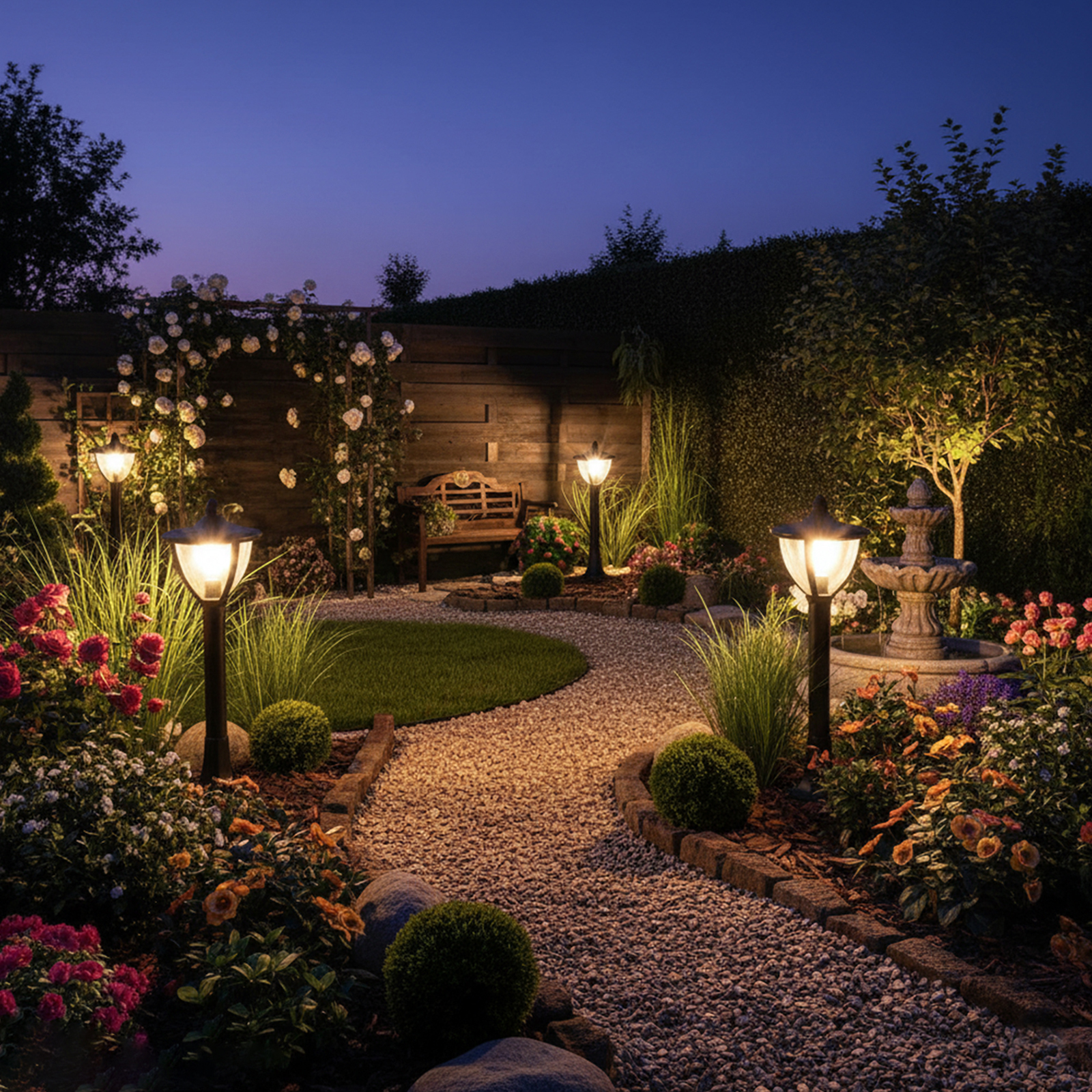 Lampa Ogrodowa Słupek Zewnętrzny Stojący E27 LED Latarnia ARETOS 60cm LUMILED - trzecia cecha produktu