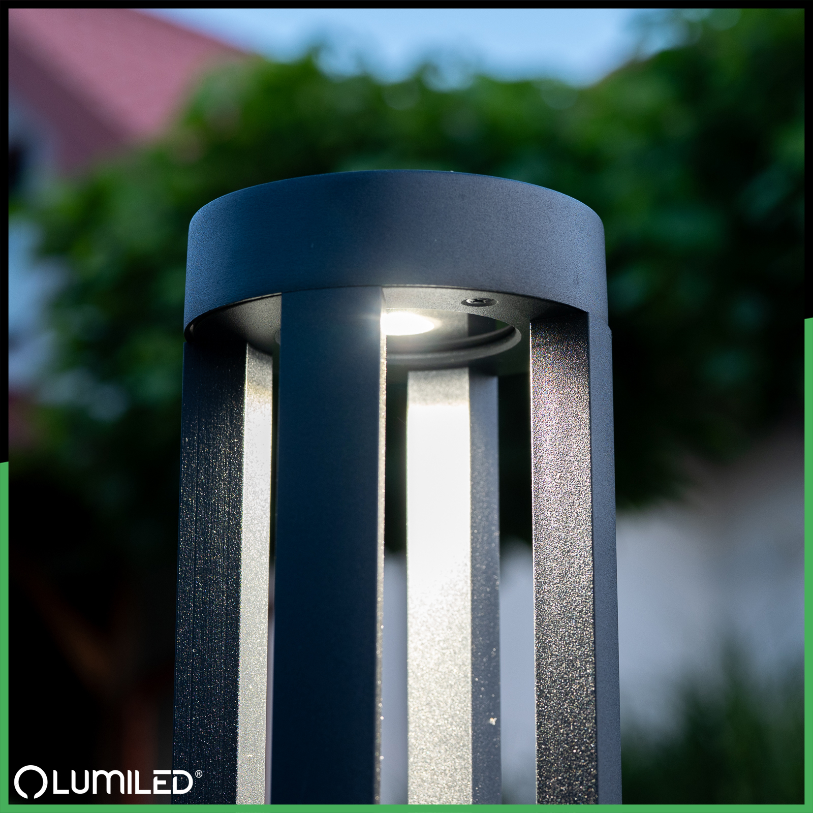 Lampa Ogrodowa Słupek Zewnętrzny Stojący 12W LED 4000K QUERO 60cm LUMILED - pierwsza cecha produktu