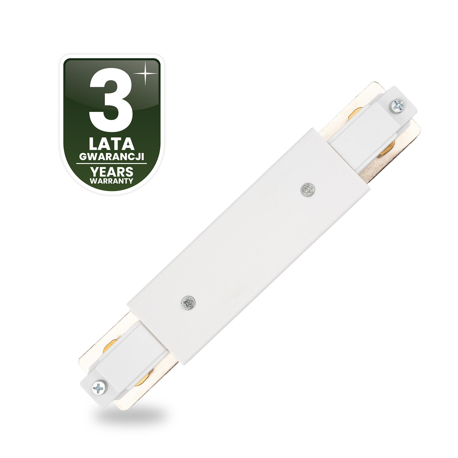 Łącznik Prosty z Zasilaniem Biały do Szynoprzewodów Szyn Jednofazowych LUMILED - czwarta cecha produktu