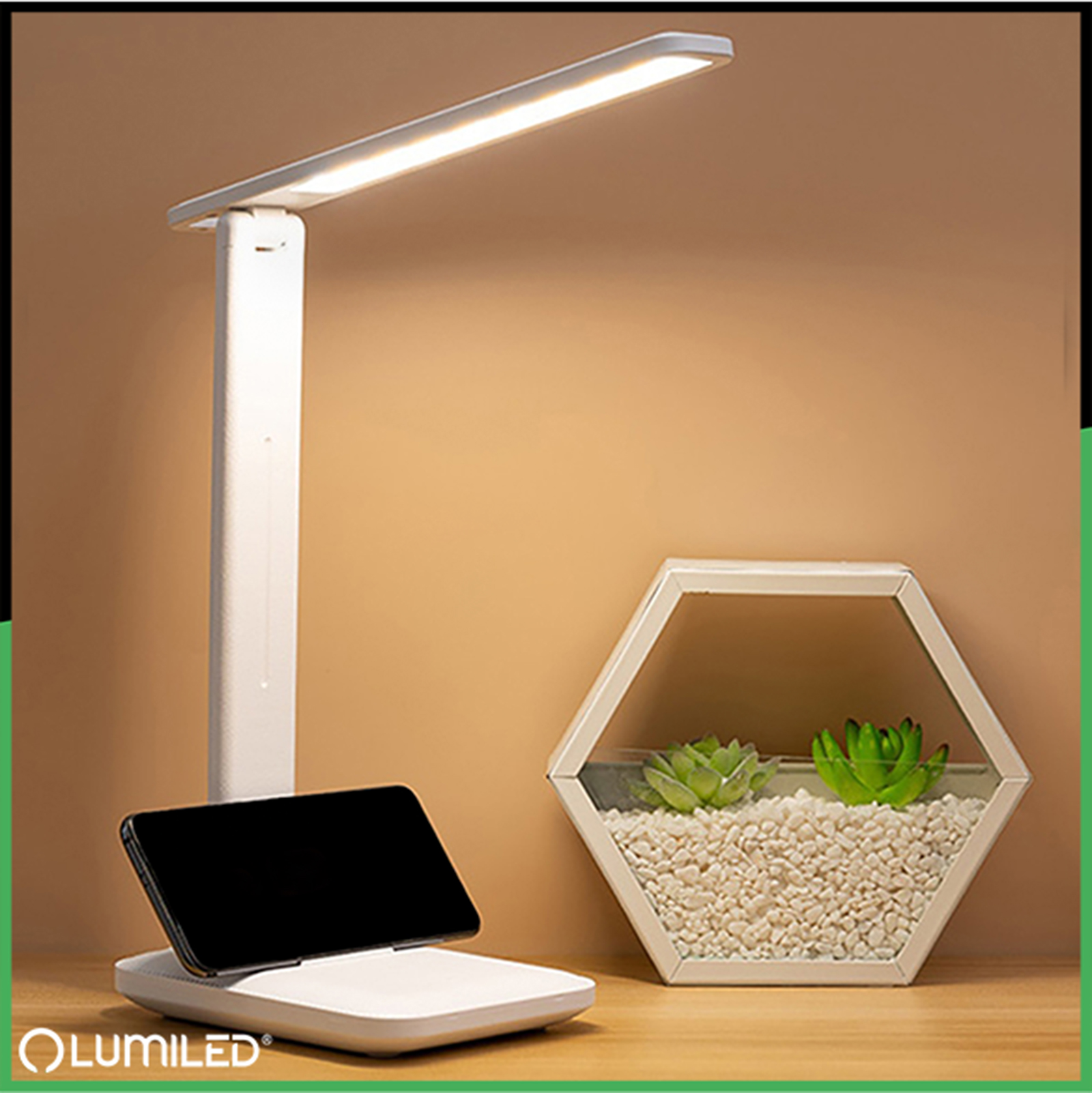 Lampka Biurkowa Kreślarska Stołowa LED 6W CCT USB RACTUS Biała Lumiled - obszar zastosowań