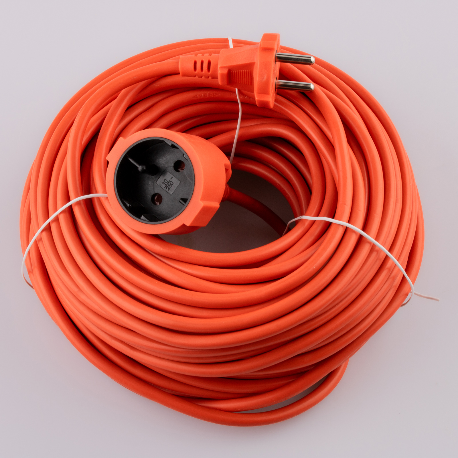 Przedłużacz Ogrodowy Kabel Budowlany Pojedynczy 1 Gniazdo 30m Pomarańczowy Sznur GRIDEN Lumiled - skład produktu