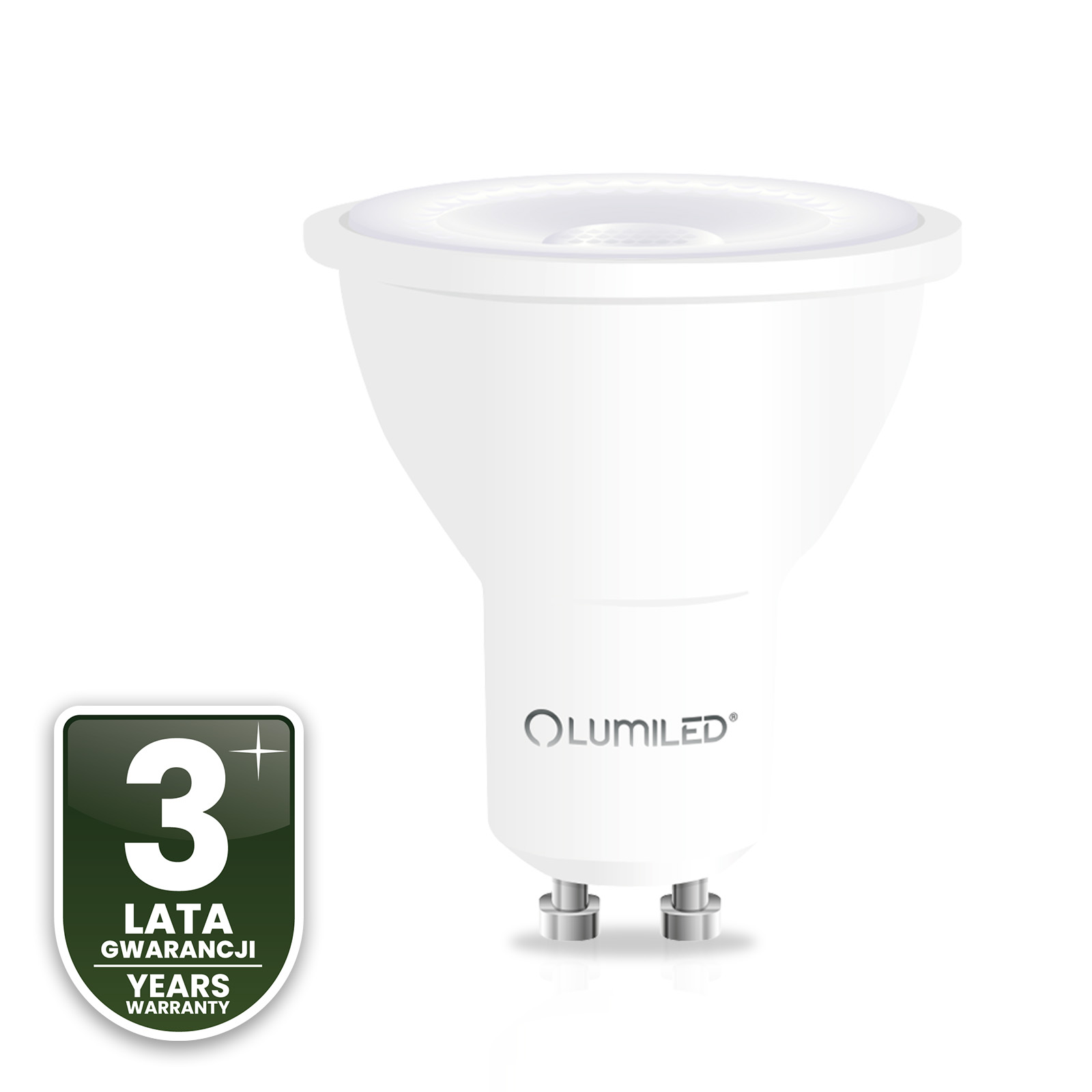 Żarówka LED GU10 Reflektor PAR16 3,4W = 40W 470LM 6500K Zimna 38° LUMILED - czwarta cecha produktu