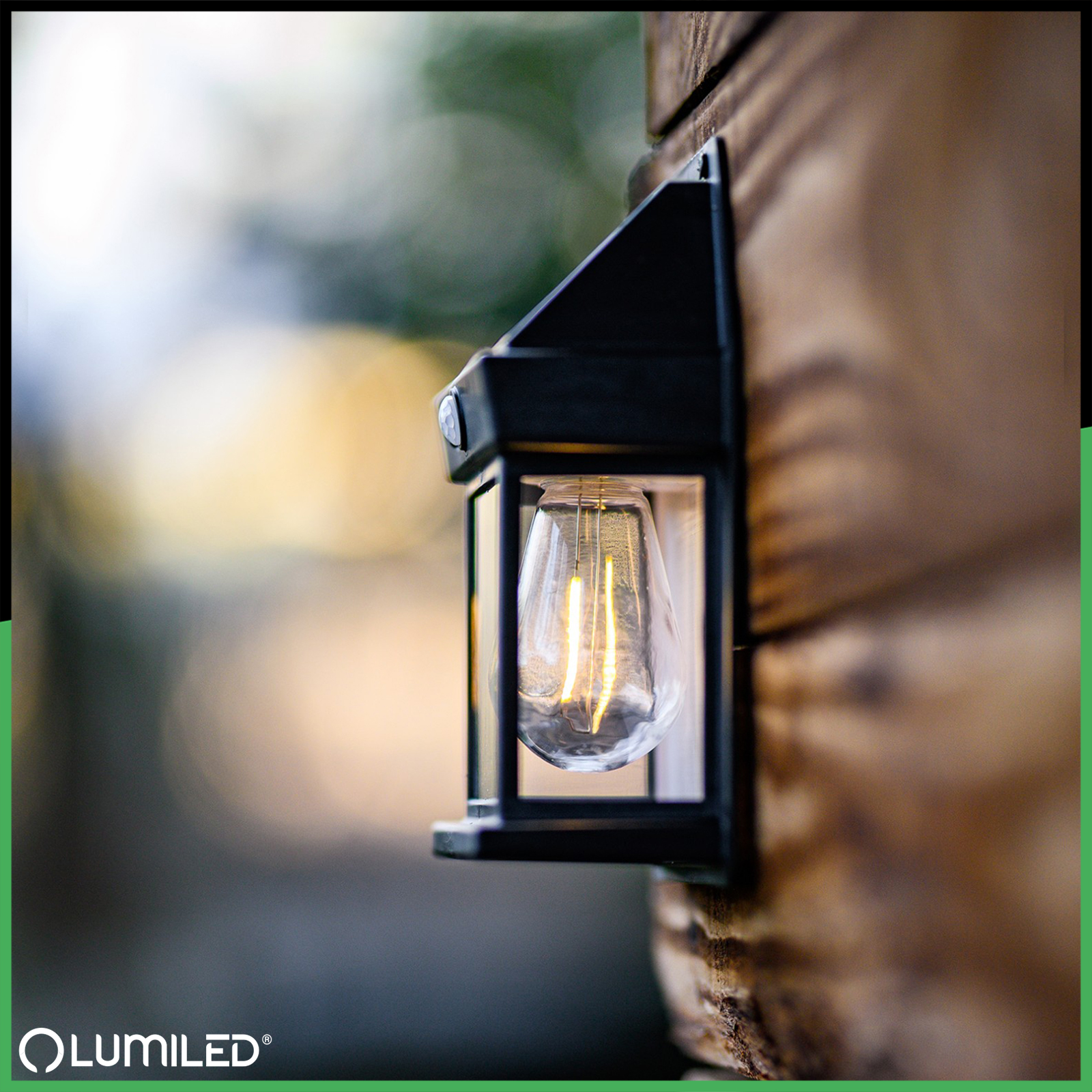 Kinkiet Solarny Lampa Elewacyjna LED 3000K IP44 Czujnik Ruchu i Zmierzchu DONA LUMILED - trzecia cecha produktu