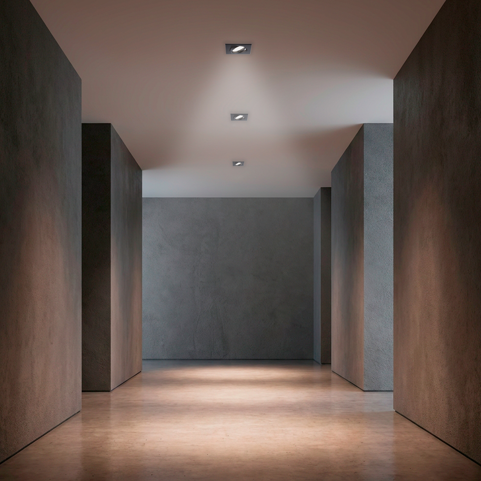 Oprawa HALOGENOWA Podtynkowa Ruchoma Kwadrat PICTOR Czarna Blacha MR16 GU10 - druga cecha produktu