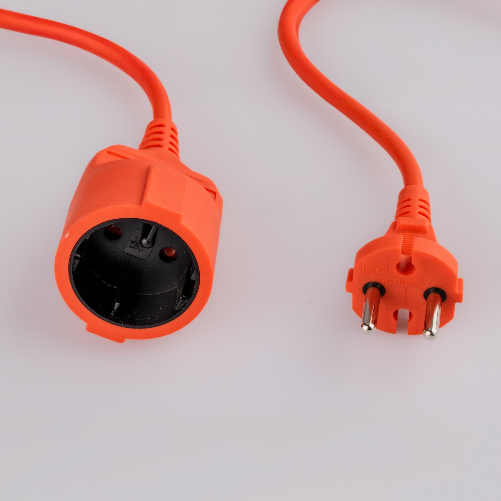 Przedłużacz Ogrodowy Kabel Budowlany Pojedynczy 1 Gniazdo 10m Pomarańczowy Sznur GRIDEN Lumiled - trzecia cecha produktu