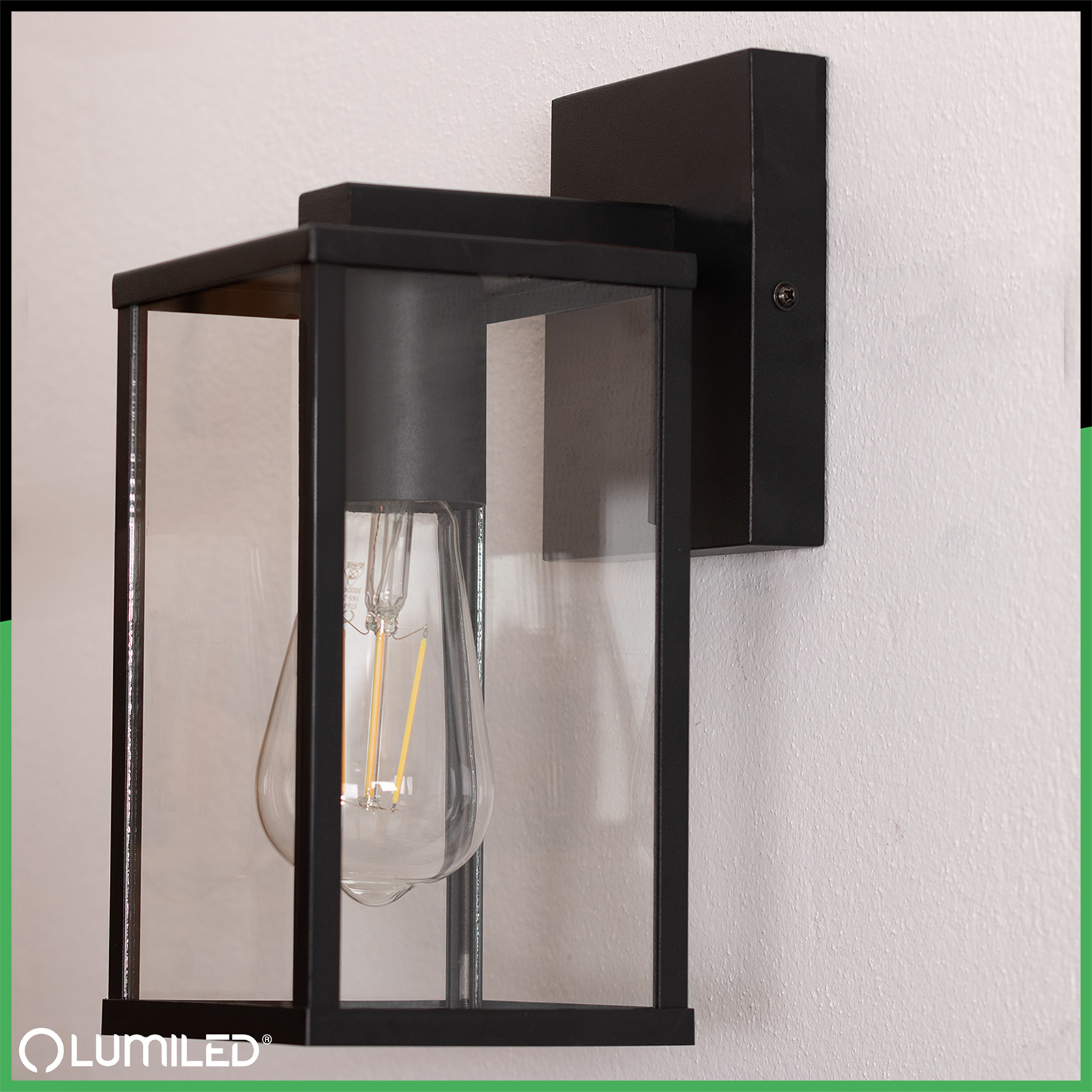 Kinkiet Ogrodowy Elewacyjny Zewnętrzny Lampa Ścienna E27 BRASSI LUMILED - druga cecha produktu