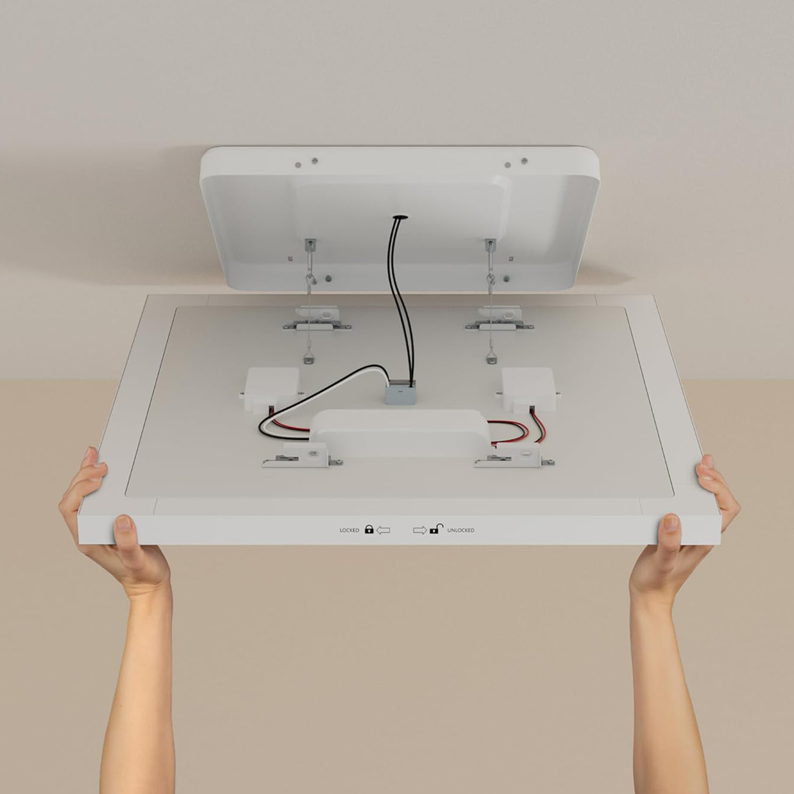 Panel LED Lampa Sufitowa Natynkowa 60x60 cm 67W 4850lm IP20 White and Color Ambiance RGB + TW Biała Inteligentna SMART Zigbee Bluetooth Datura Philips HUE - czwarta cecha produktu