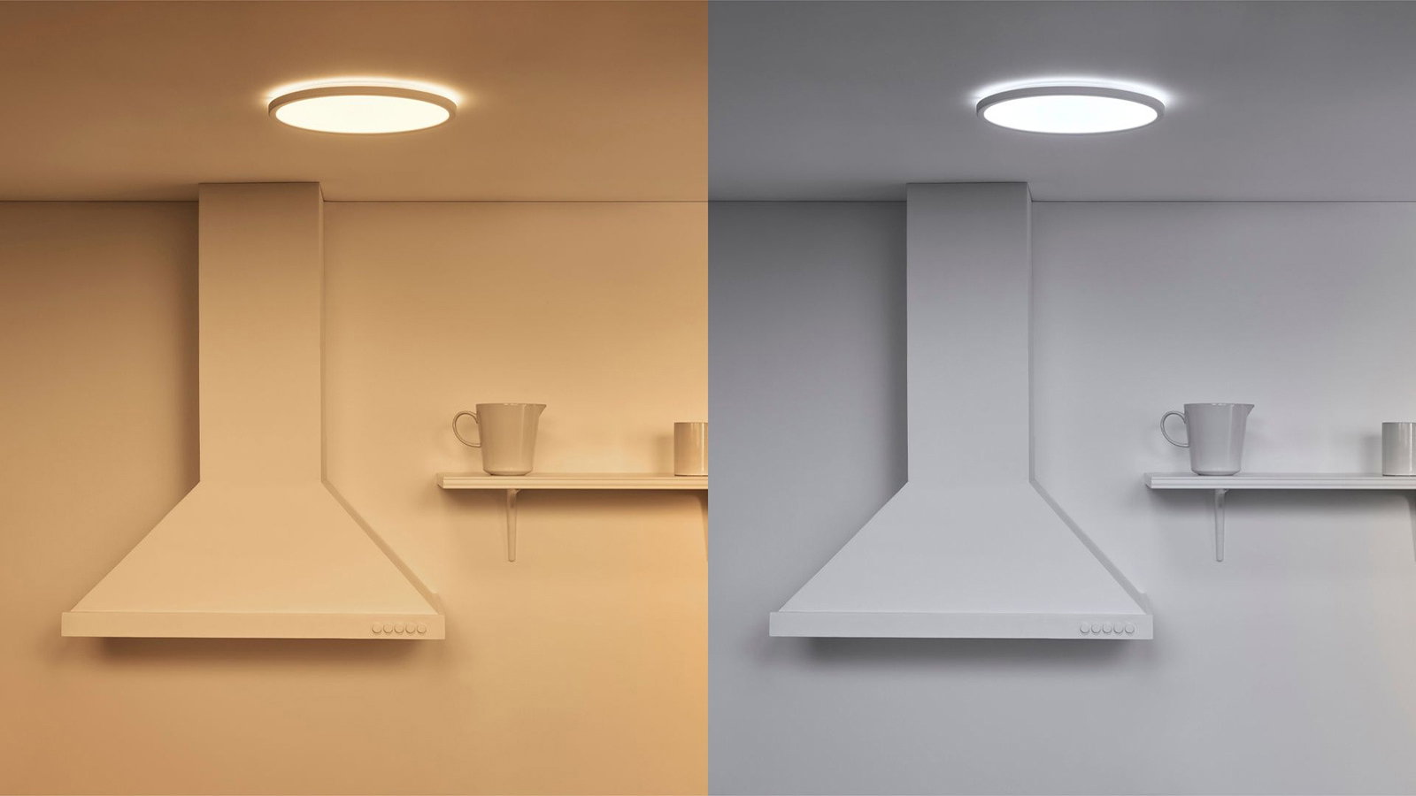 Plafon LED Lampa Sufitowa Natynkowa 14W 1300lm 2700-6500K TW 24.2cm Biała Okrągła Inteligentna SMART WiFi Bluetooth Aplikacja Superslim WiZ - druga cecha produktu
