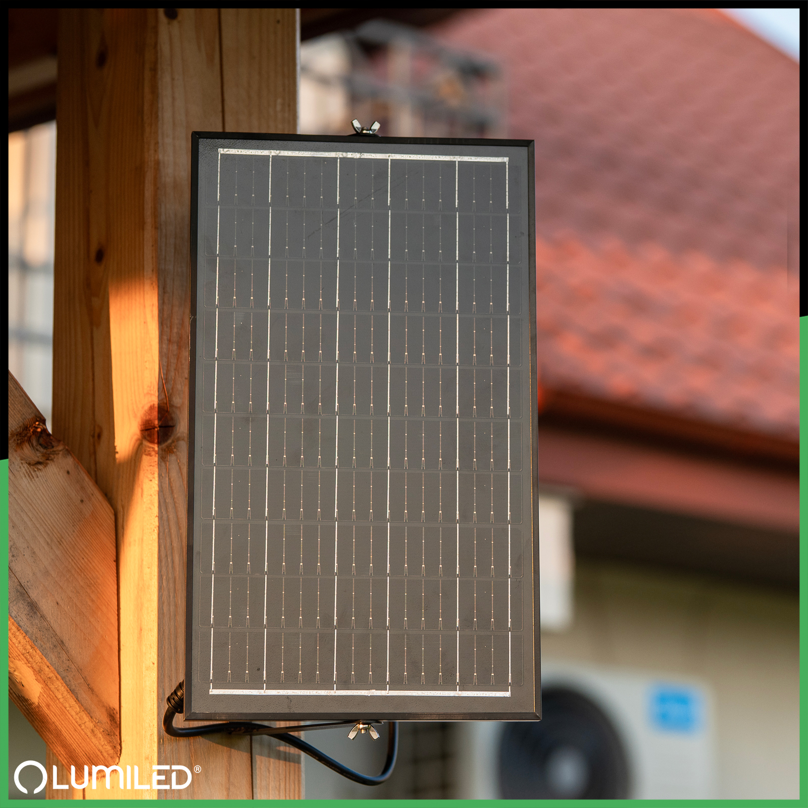 Naświetlacz Solarny LED Halogen 200W Lampa Ogrodowa 4000K IP65 Czujnik Ruchu PIR + Pilot FULGOR LUMILED - pierwsza cecha produktu