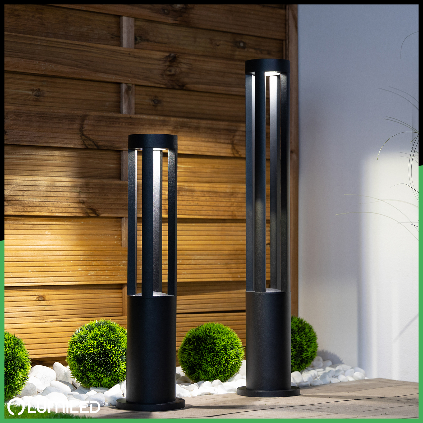 Lampa Ogrodowa Słupek Zewnętrzny Stojący 12W LED 4000K QUERO 60cm LUMILED - obszar zastosowań