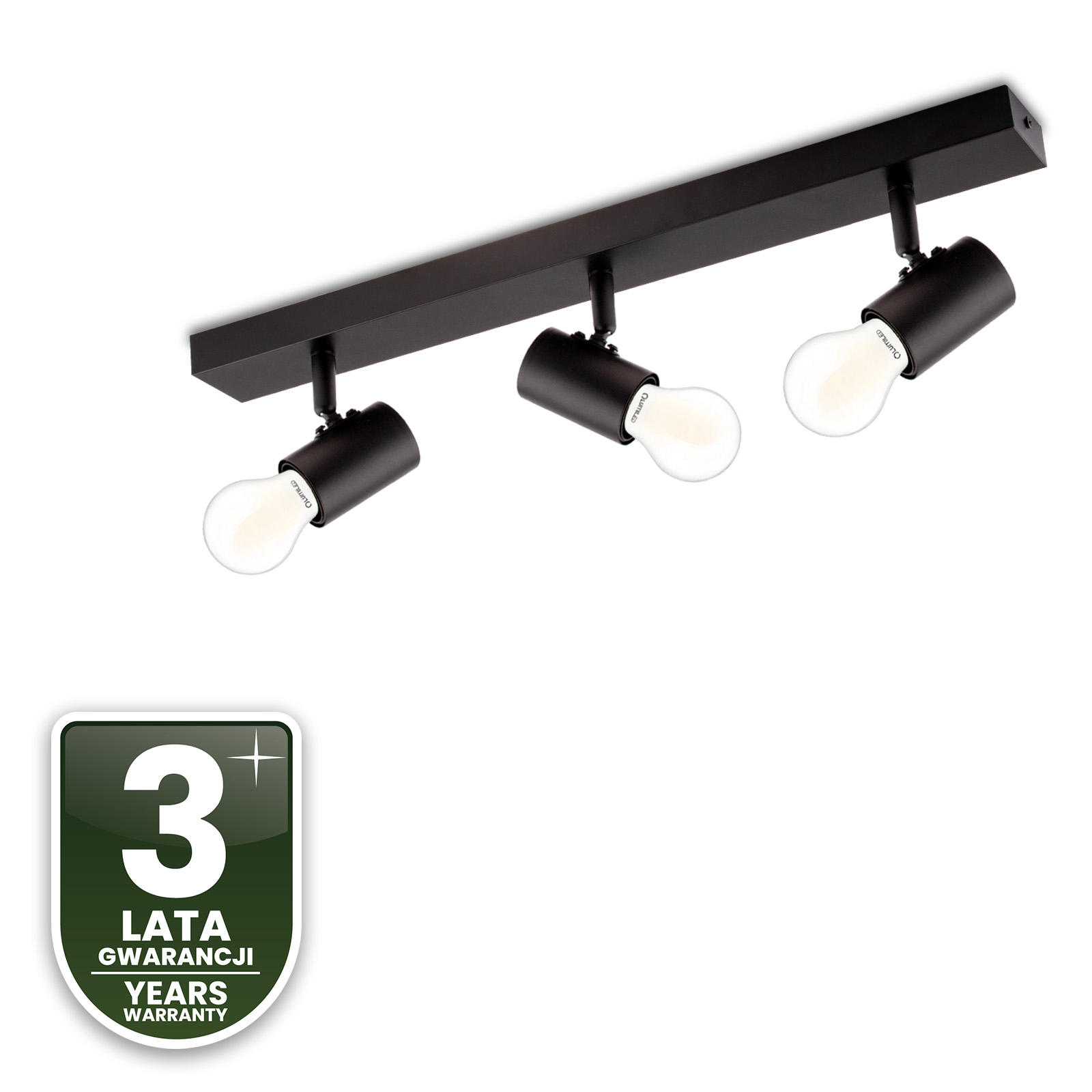 Lampa Sufitowa SPOT TUBA Reflektor Oprawa Halogenowa 3x E27 GLASA LUMILED - czwarta cecha produktu