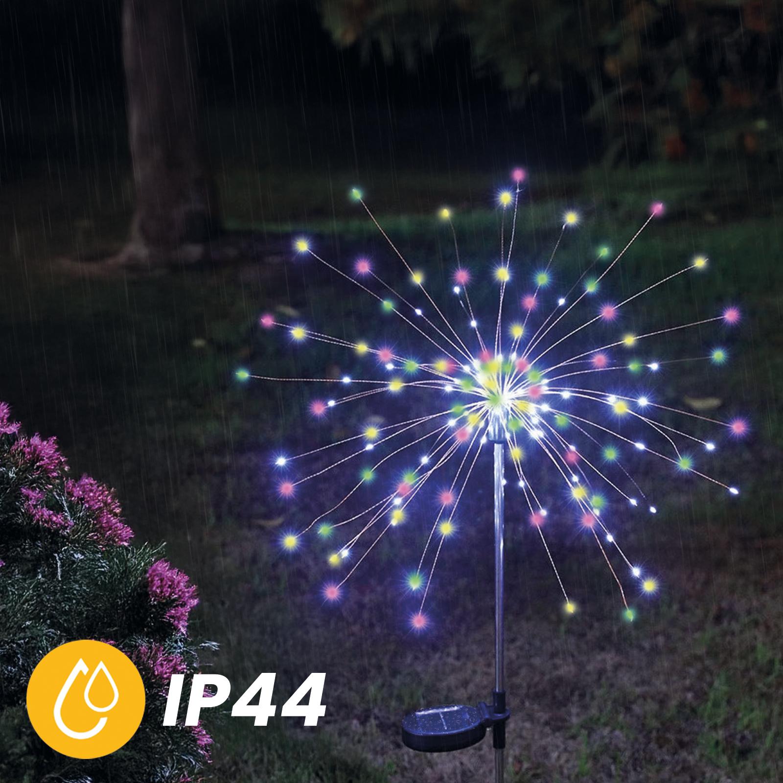 Lampa Solarna Ogrodowa LED LOTUS Wbijana Dekoracyjna Dmuchawiec Fajerwerki RGB LUMILED - druga cecha produktu
