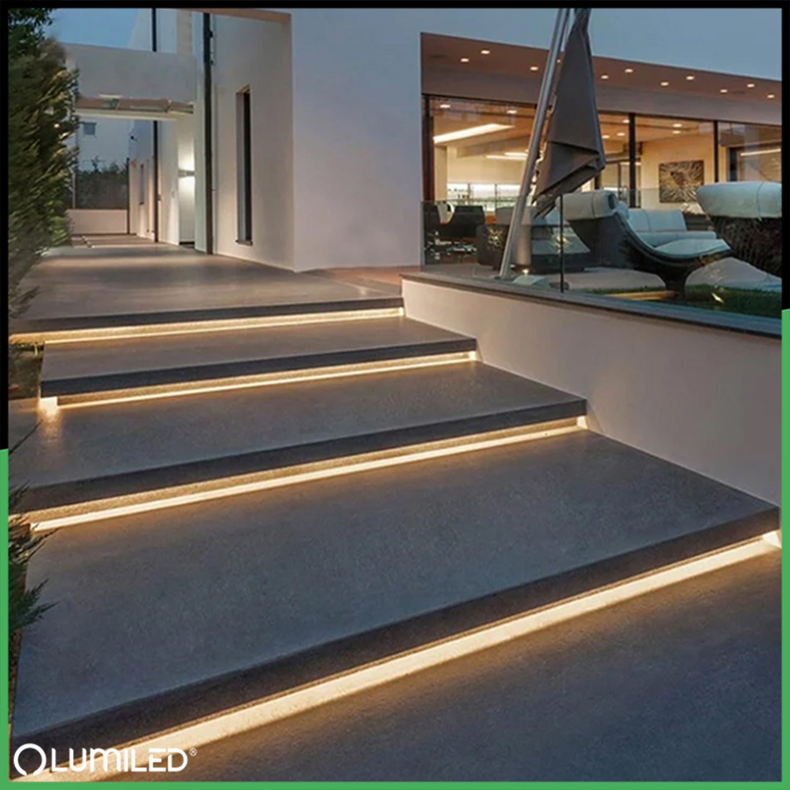 Taśma LED Solarna Pasek 150x LED AVERO 3000K Ciepła IP44 5m LUMILED - druga cecha produktu