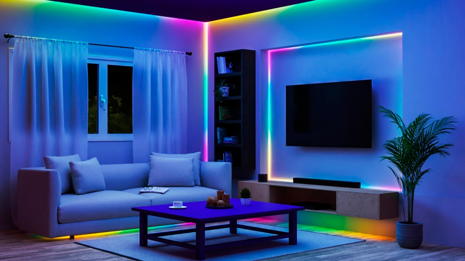 Taśma LED Pasek 36W RGBIC 20m Inteligentna SMART WiFi Bluetooth Aplikacja WiZ - trzecia cecha produktu