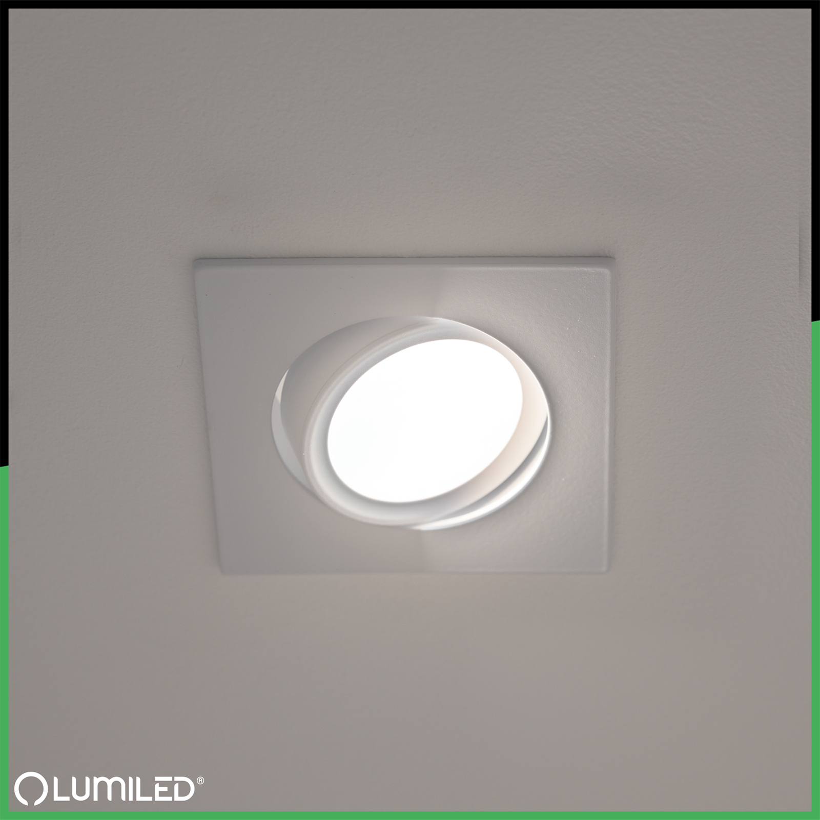 Oprawa Halogenowa Podtynkowa Lampa Sufitowa Kwadrat Ruchoma GU10 MR16 Biała TRIAM LUMILED - trzecia cecha produktu