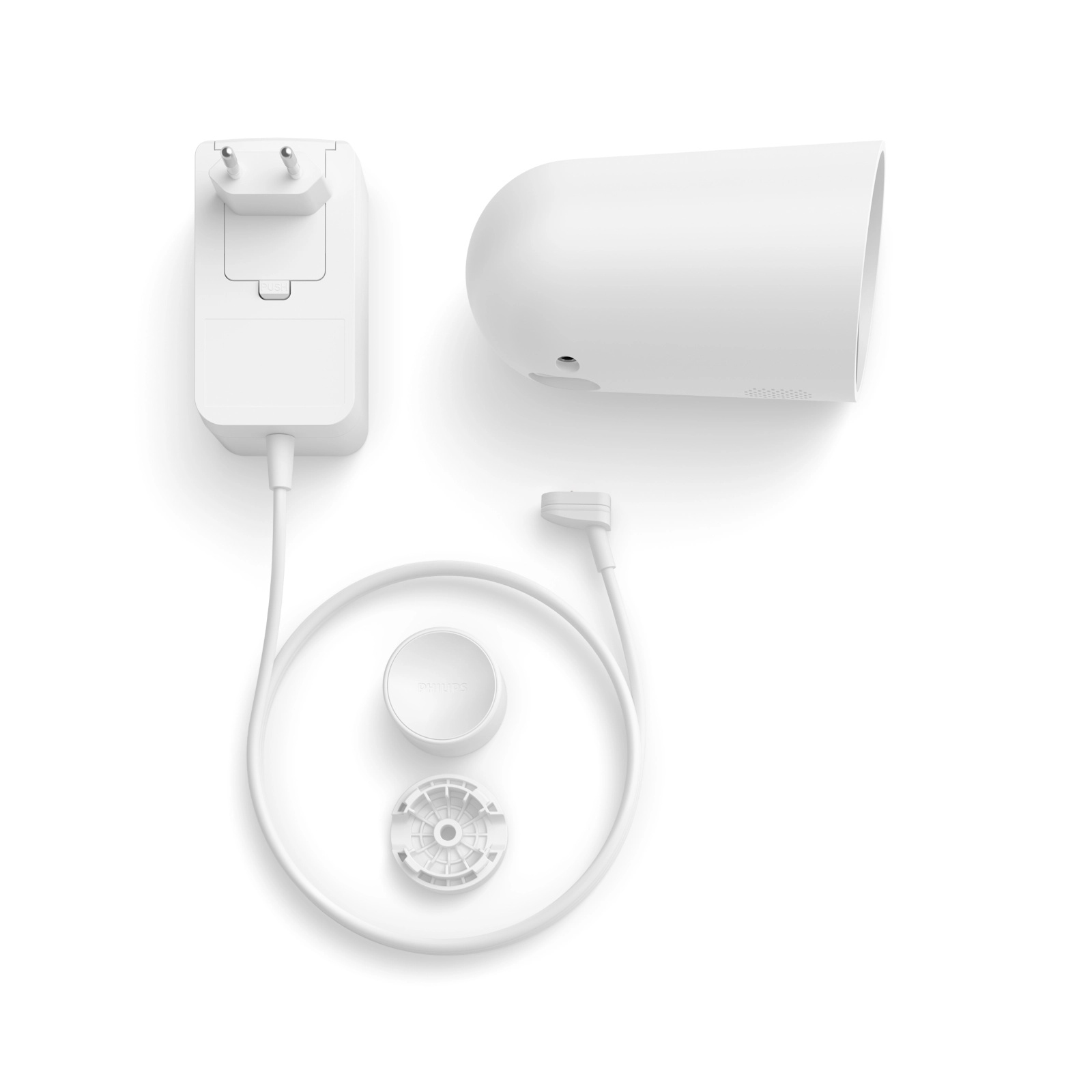 Kamera Zewnętrzna Bateryjna Akumulatorowa IP 1080p Full HD CMOS Biała Zigbee WiFi SMART Security Camera Secure Philips HUE - skład produktu